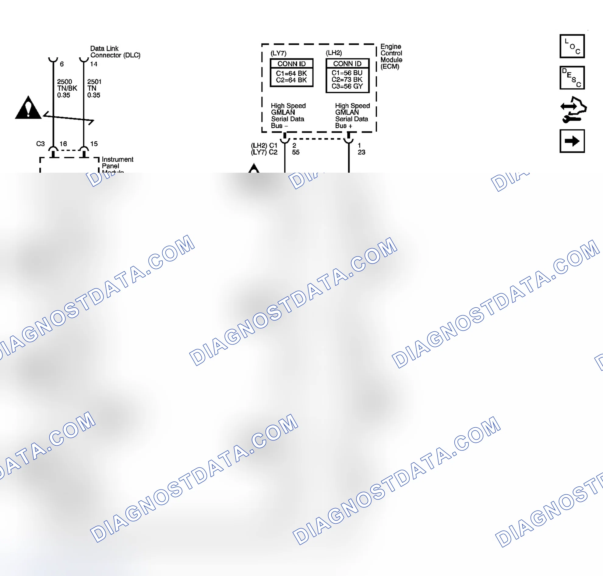 Scheme 8: Data Link Connector (DLC) Schematics