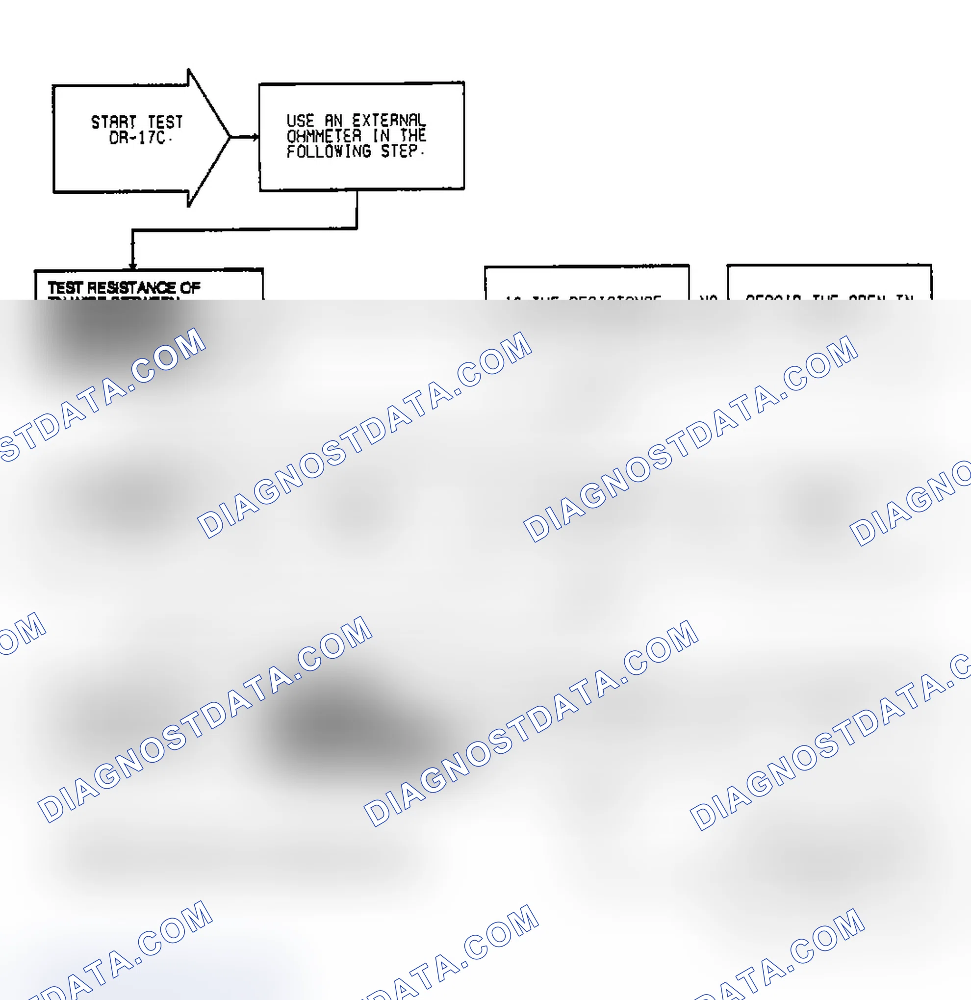 Scheme 629: Test DR-17C Code 27, Injector No. 2 Control Circuit