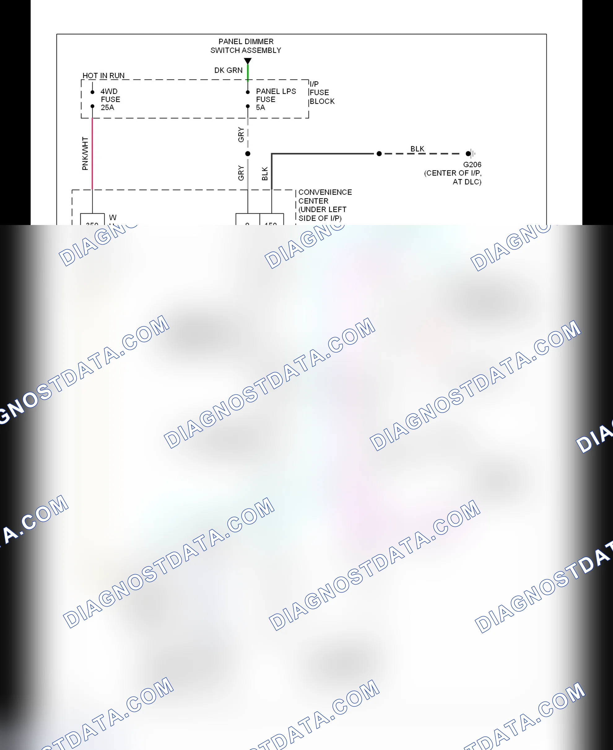 Scheme 10: Transfer Case Circuit (1994 K300)