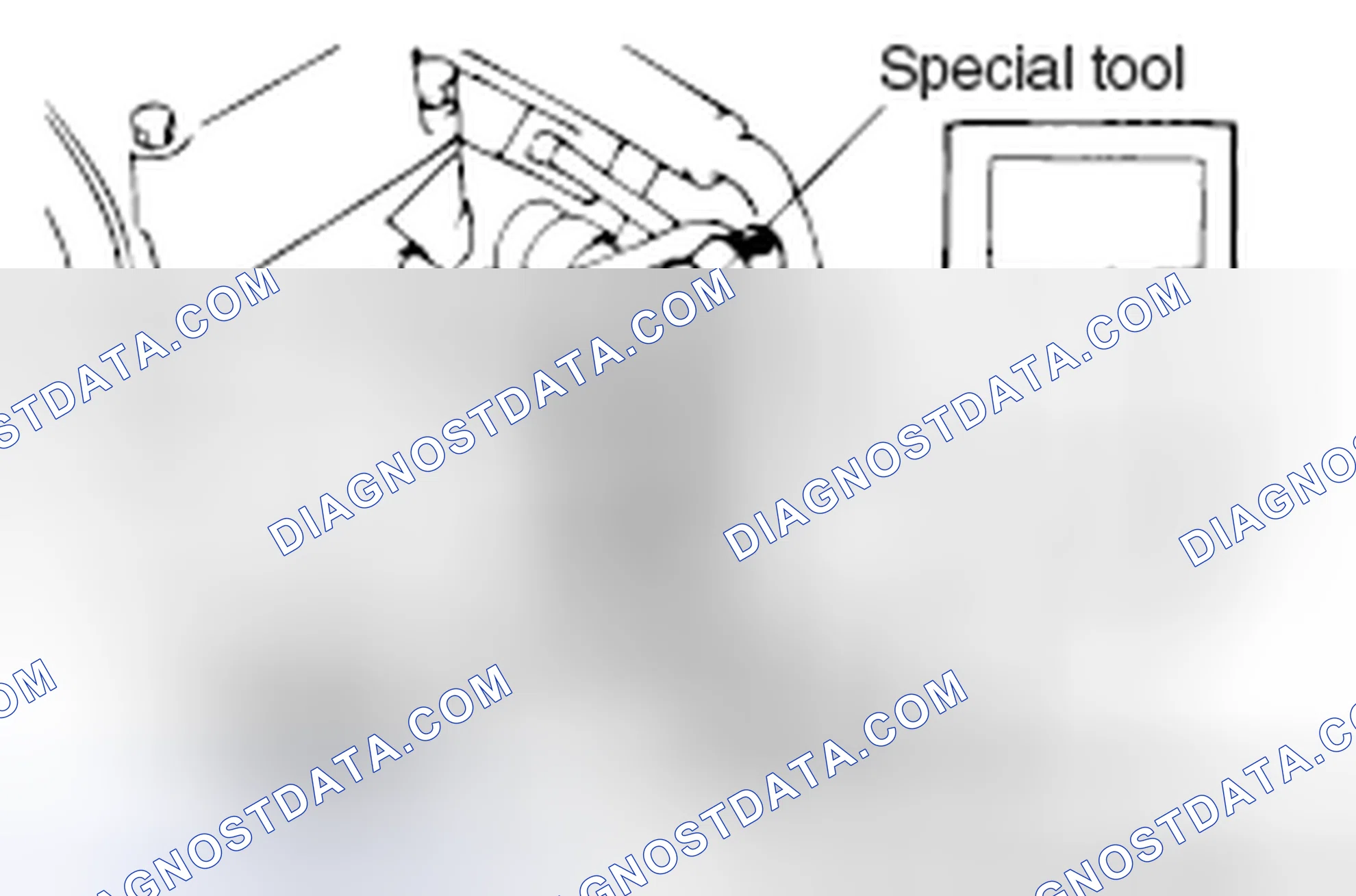 Scheme 18: IF INSPECTING WITH THE CONNECTOR CONNECTED < WATERPROOF CONNECTORS >