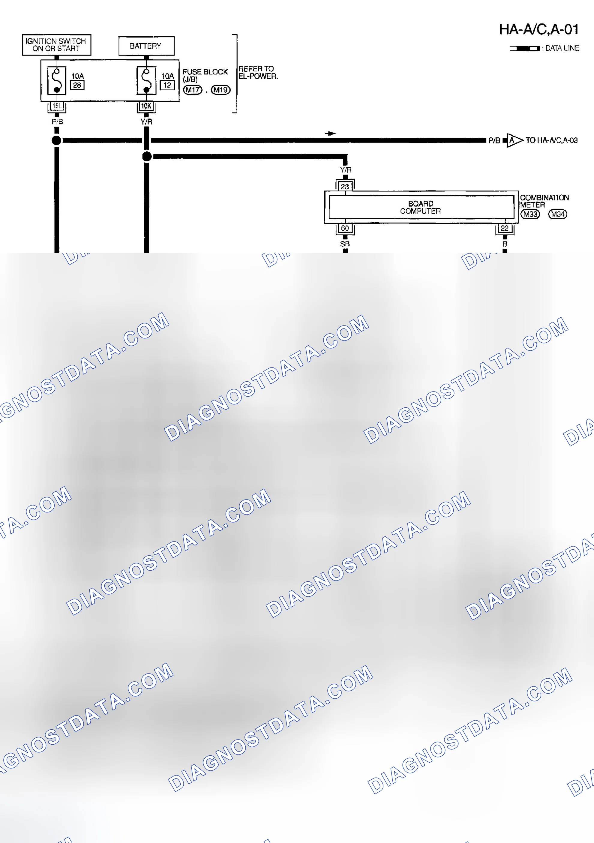 Scheme 149: WIRING DIAGRAM - A/C - WITHOUT NAVIGATION SYSTEM