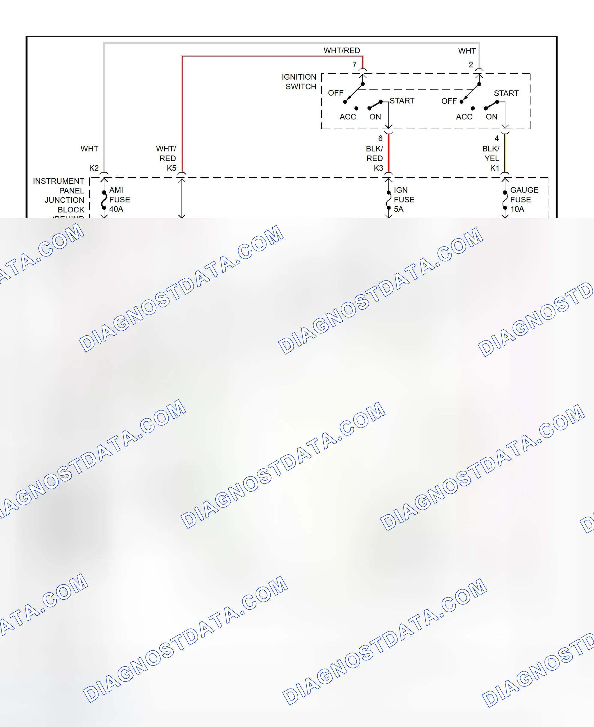 Scheme 2: Charging System Wiring Diagram (Camry - 2.2L & 3.0L)