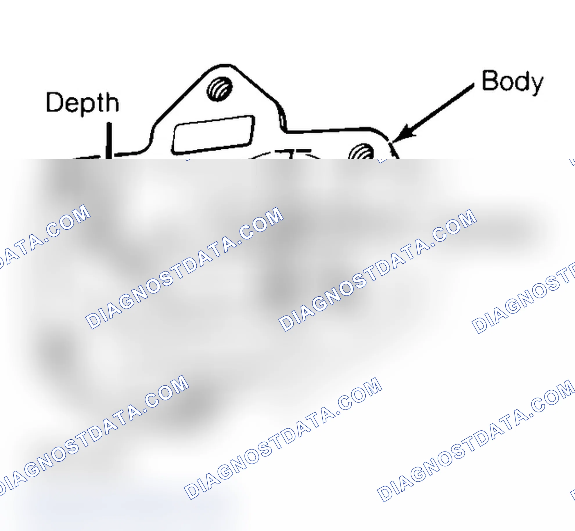 Scheme 35: Measuring Oil Pump Gear Cavity