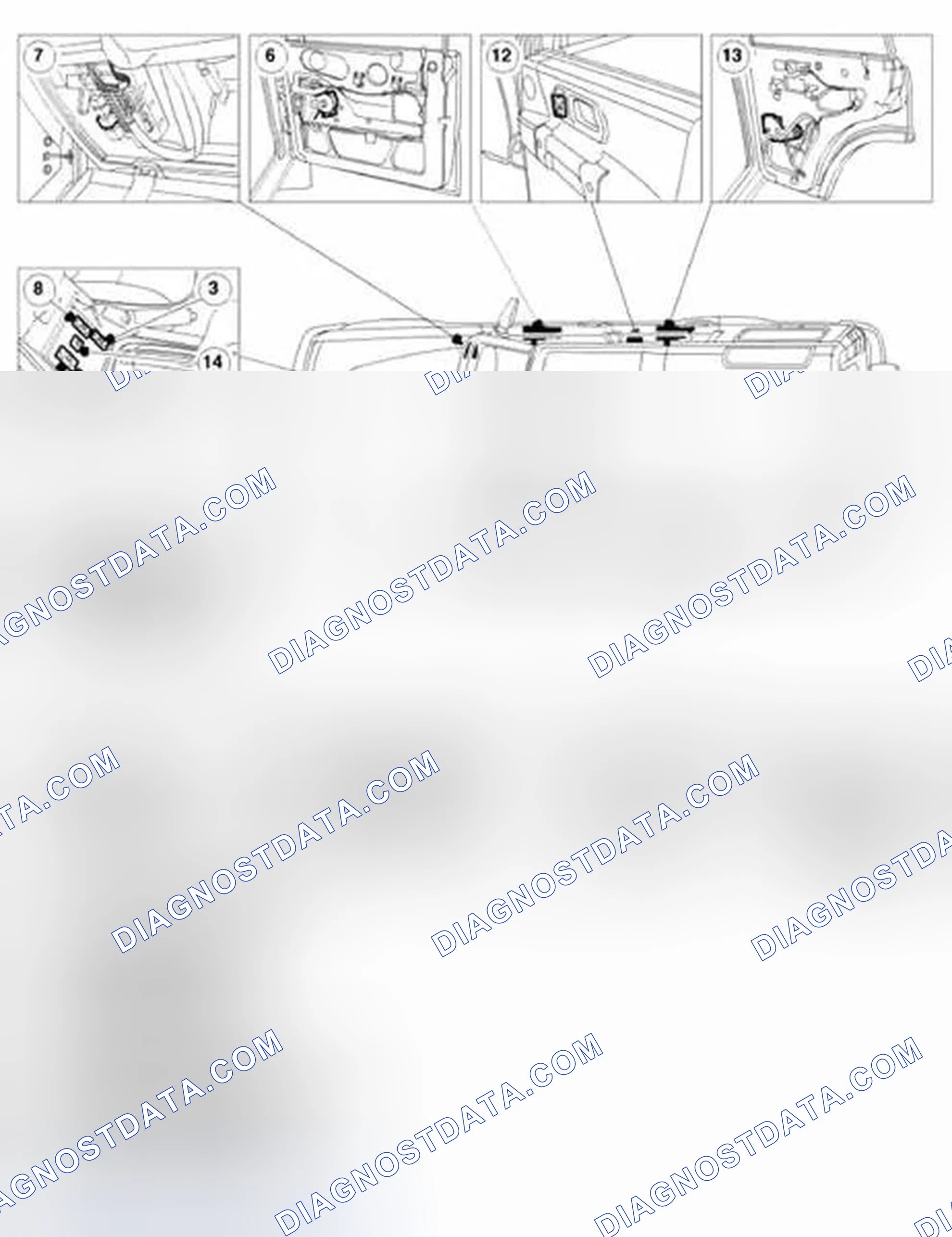 Scheme 2: Electric windows component layout