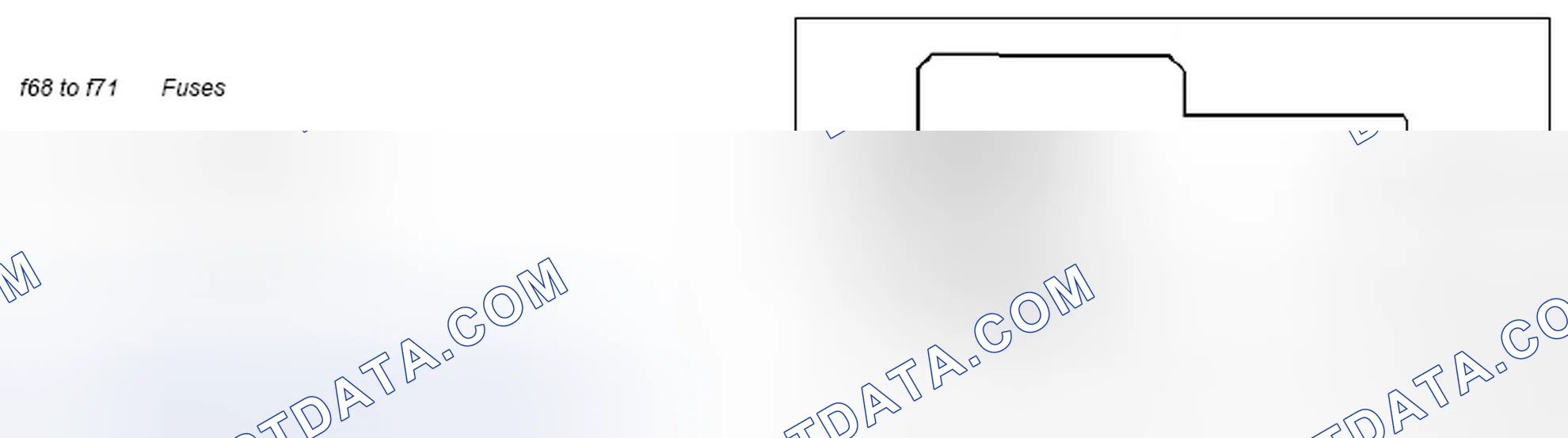Scheme 103: Fuse assignment of front prefuse box - GF54.15-P-1256-07TM