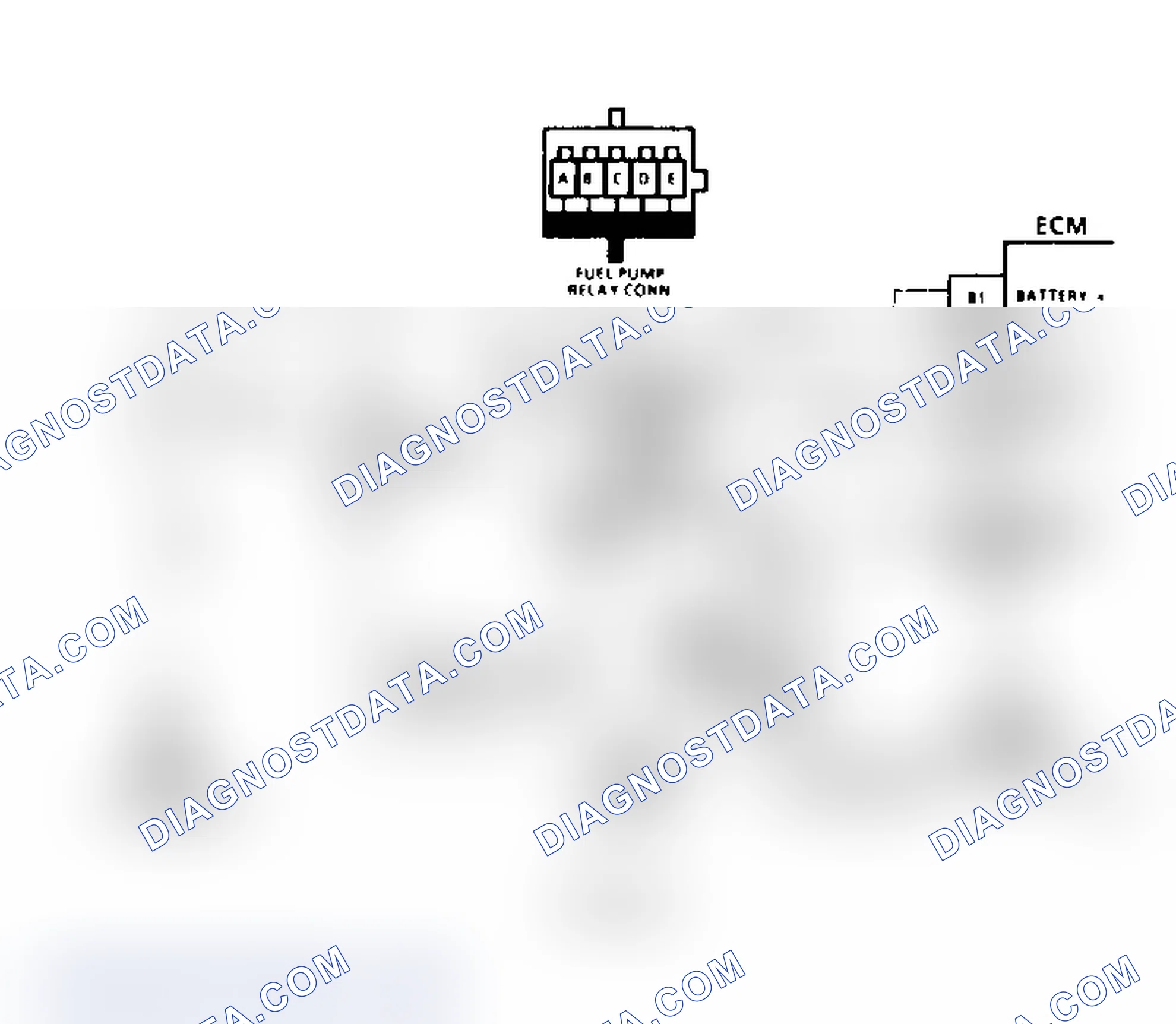 Scheme 124: Code 54, Fuel Pump Ckt Diag (5.0L F Body)