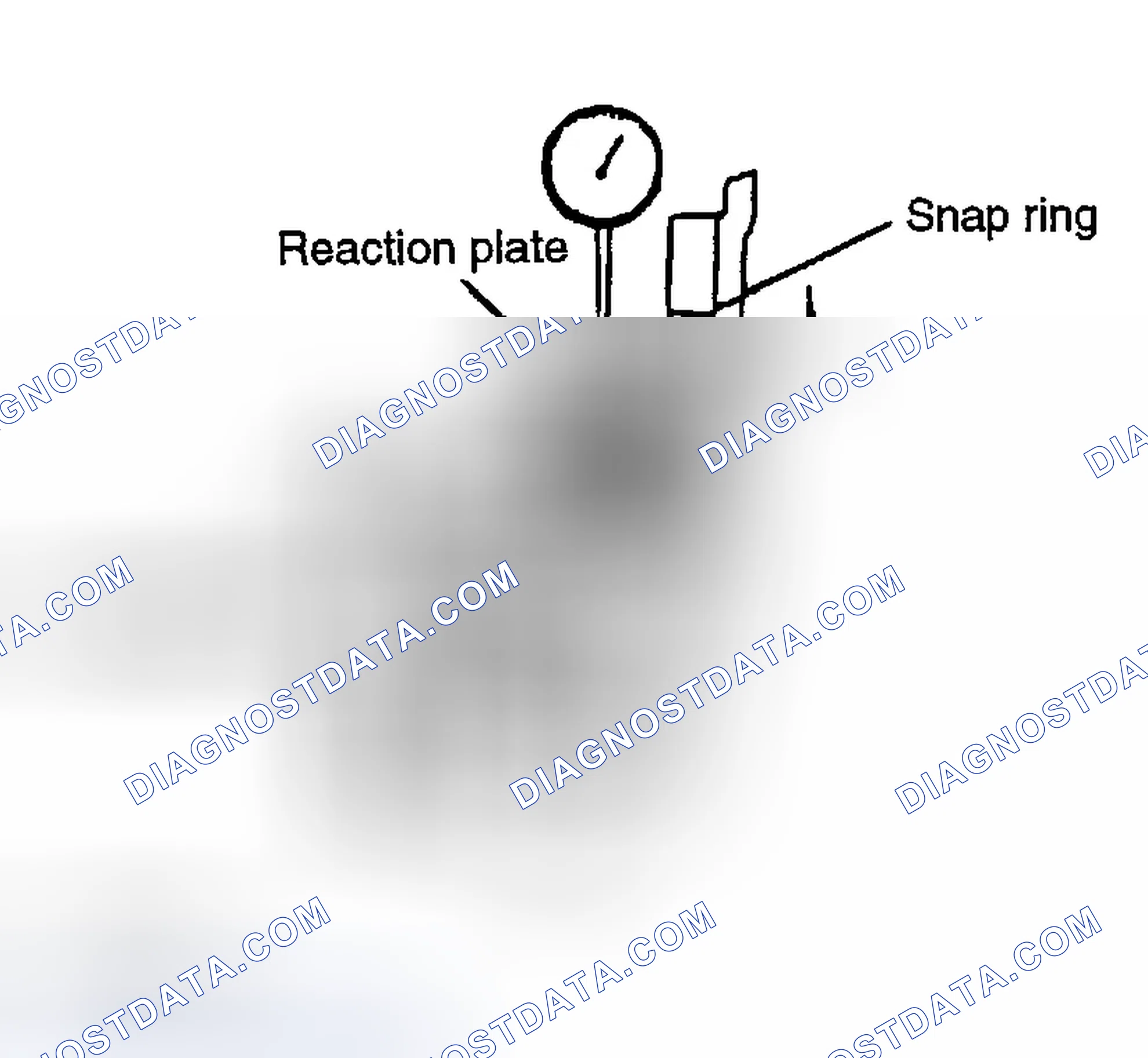 Scheme 26: BRAKE REACTION PLATE END PLAY ADJUSTMENT