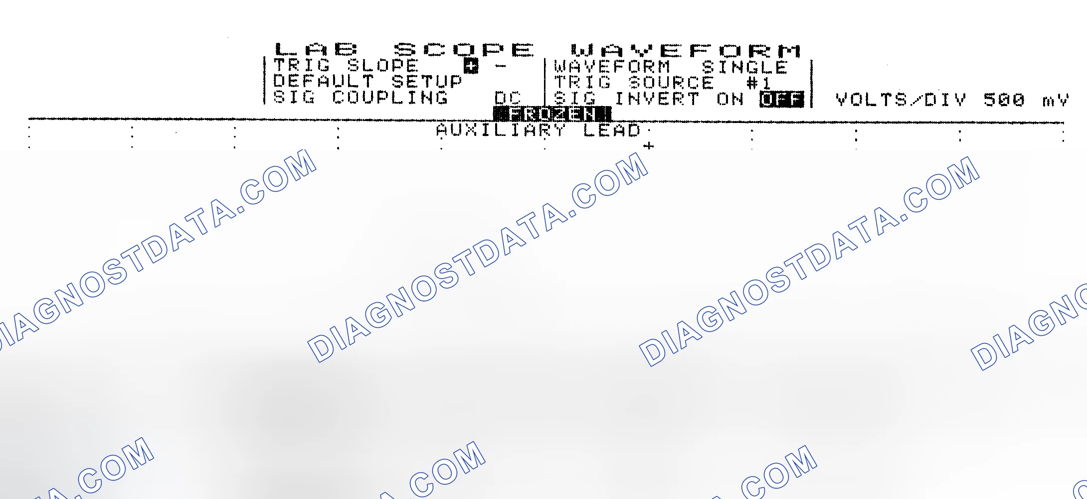 Scheme 10: Single Injector w/Excessive Current Flow - Current Pattern