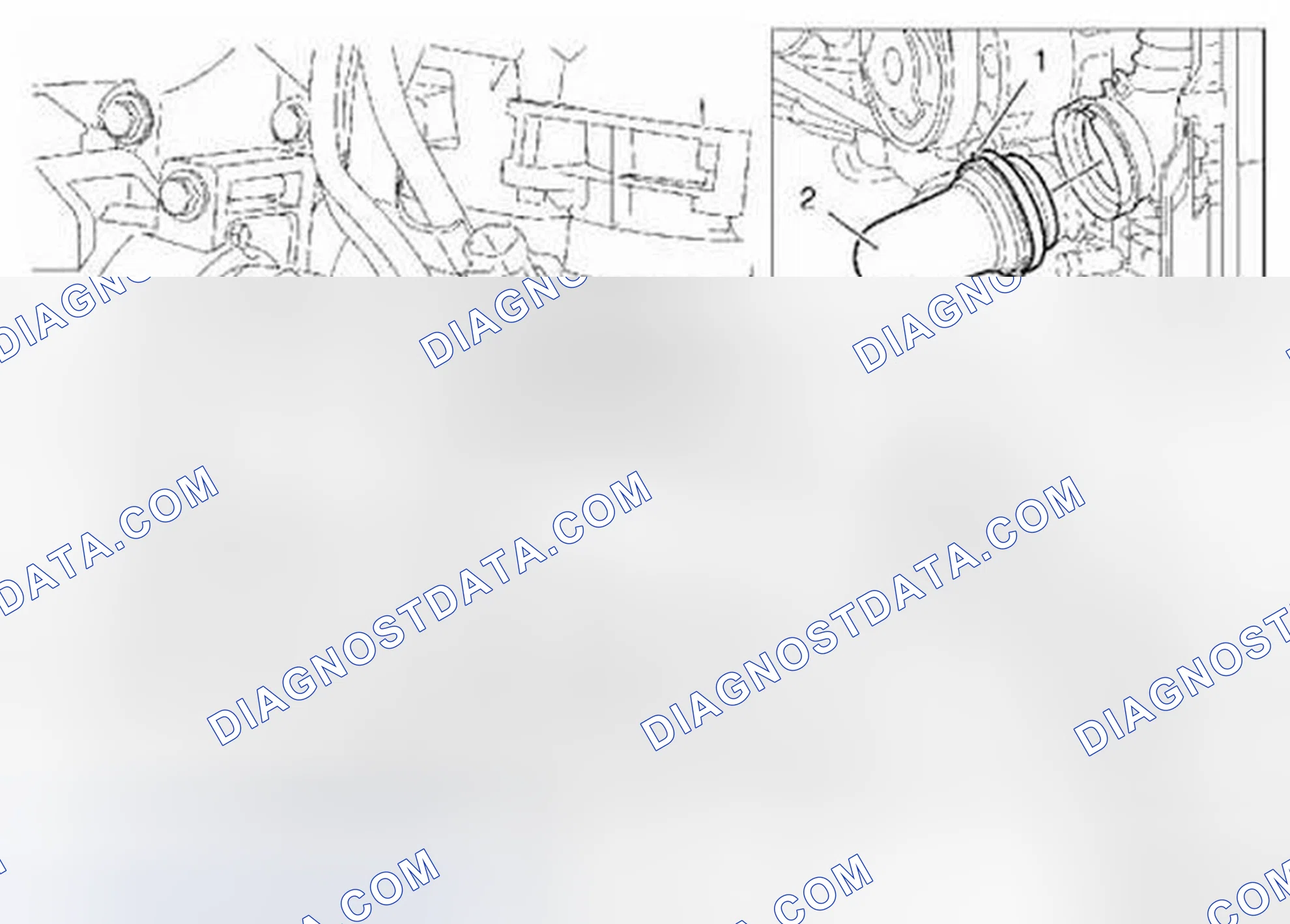 Scheme 462: Charge Air Cooler Outlet Air Hose Replacement