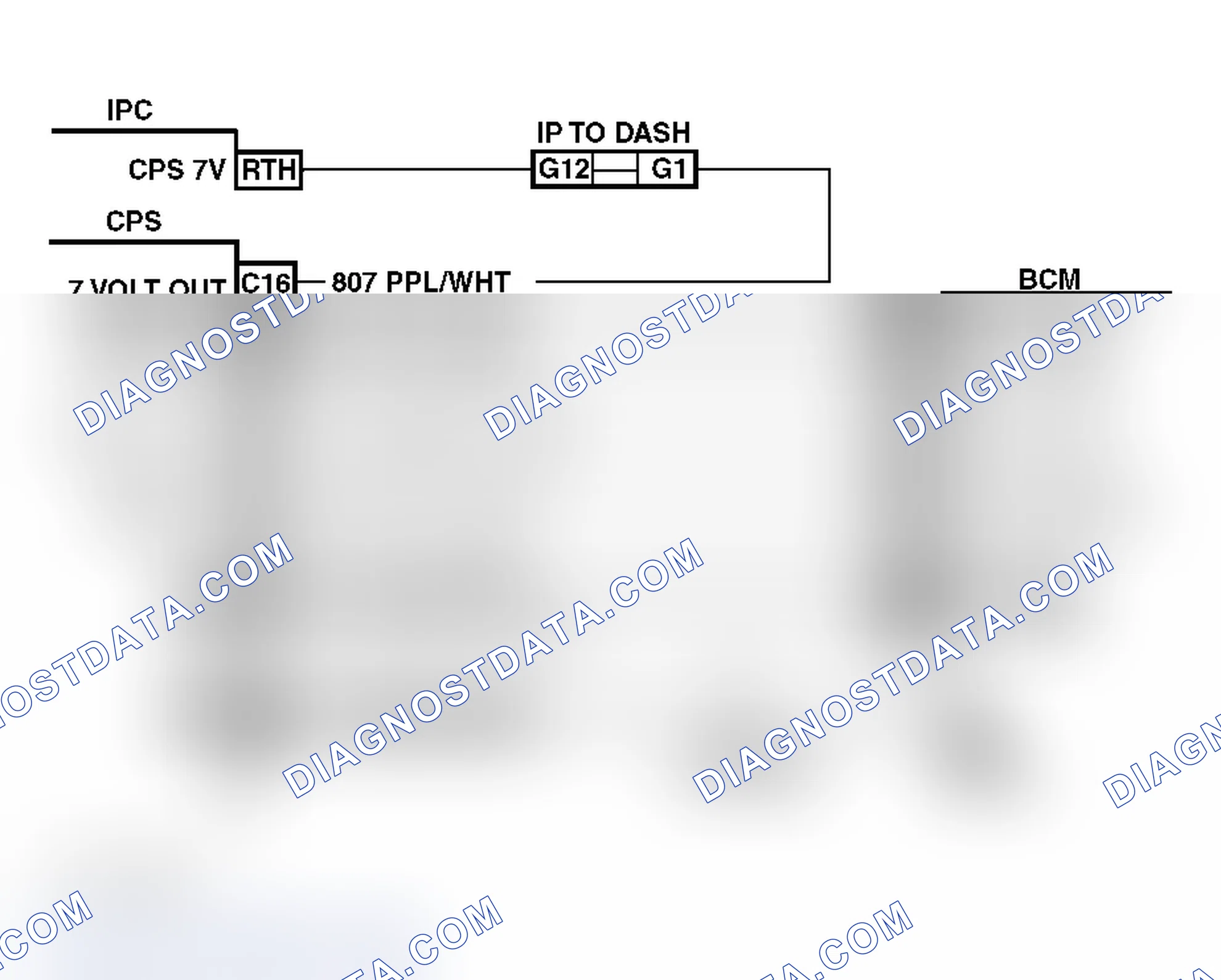 Scheme 62: Chart B-7, Wiring Diagram BCM Problem (Reatta & Riviera)