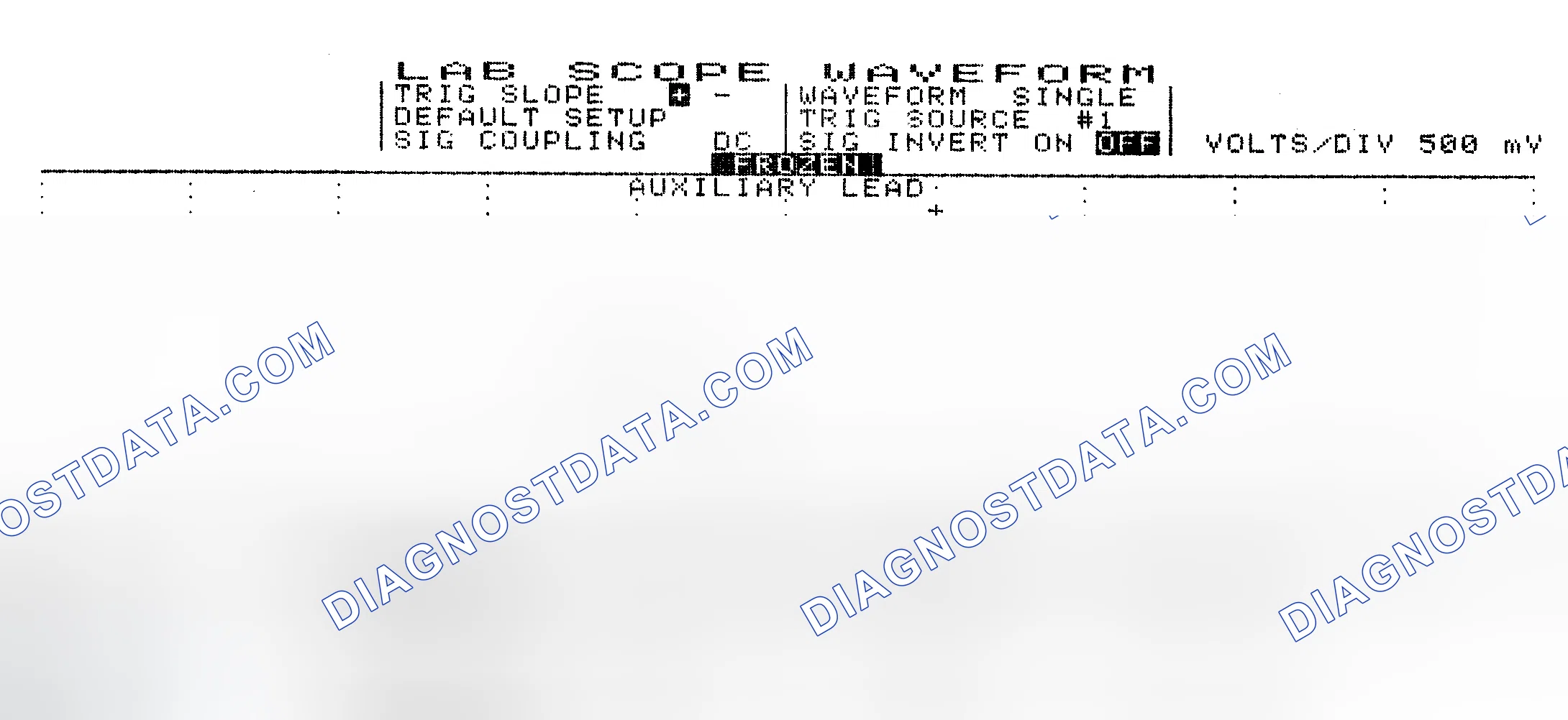 Scheme 10: Single Injector w/Excessive Current Flow - Current Pattern
