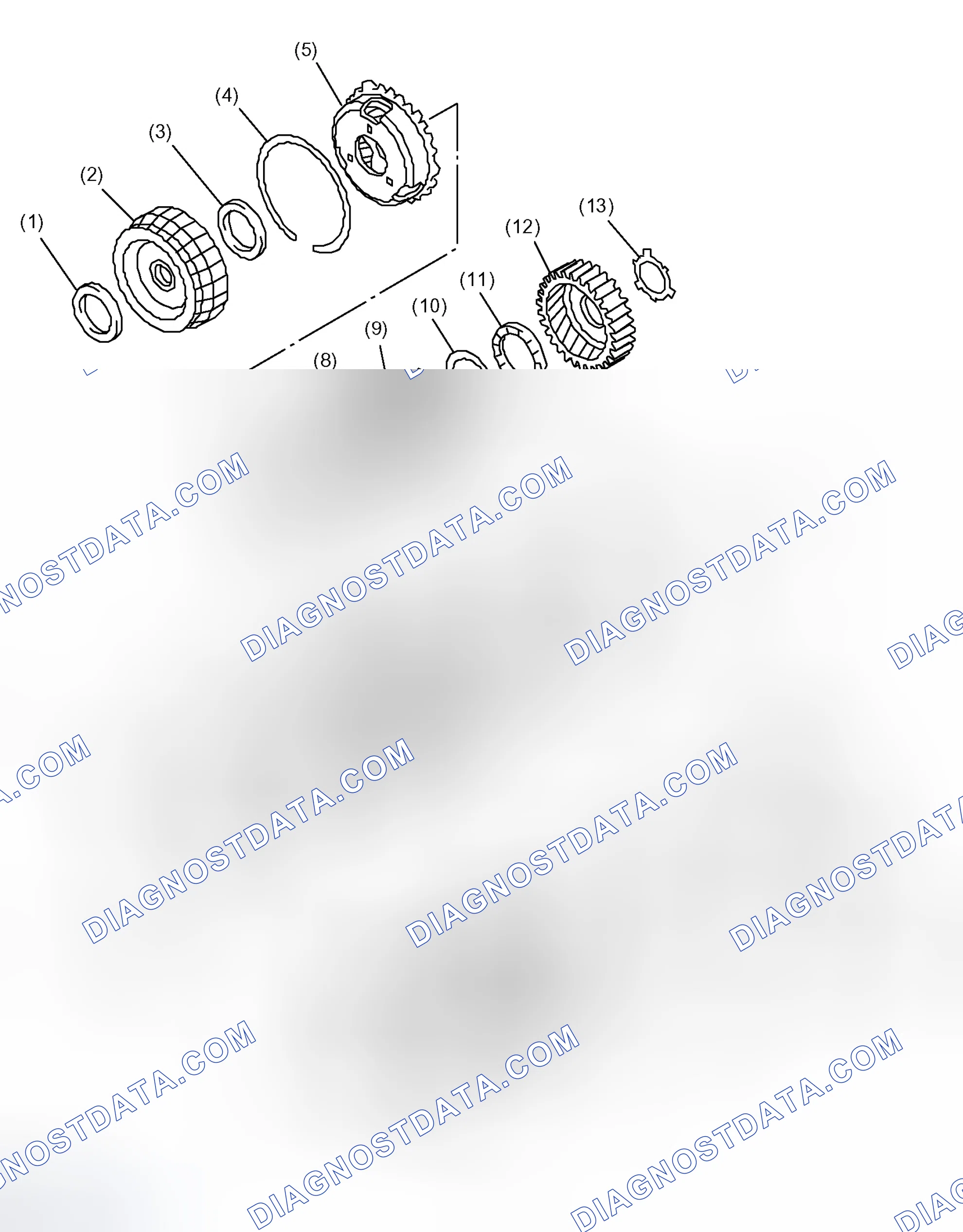 Scheme 68: PLANETARY GEAR AND 2-4 BRAKE