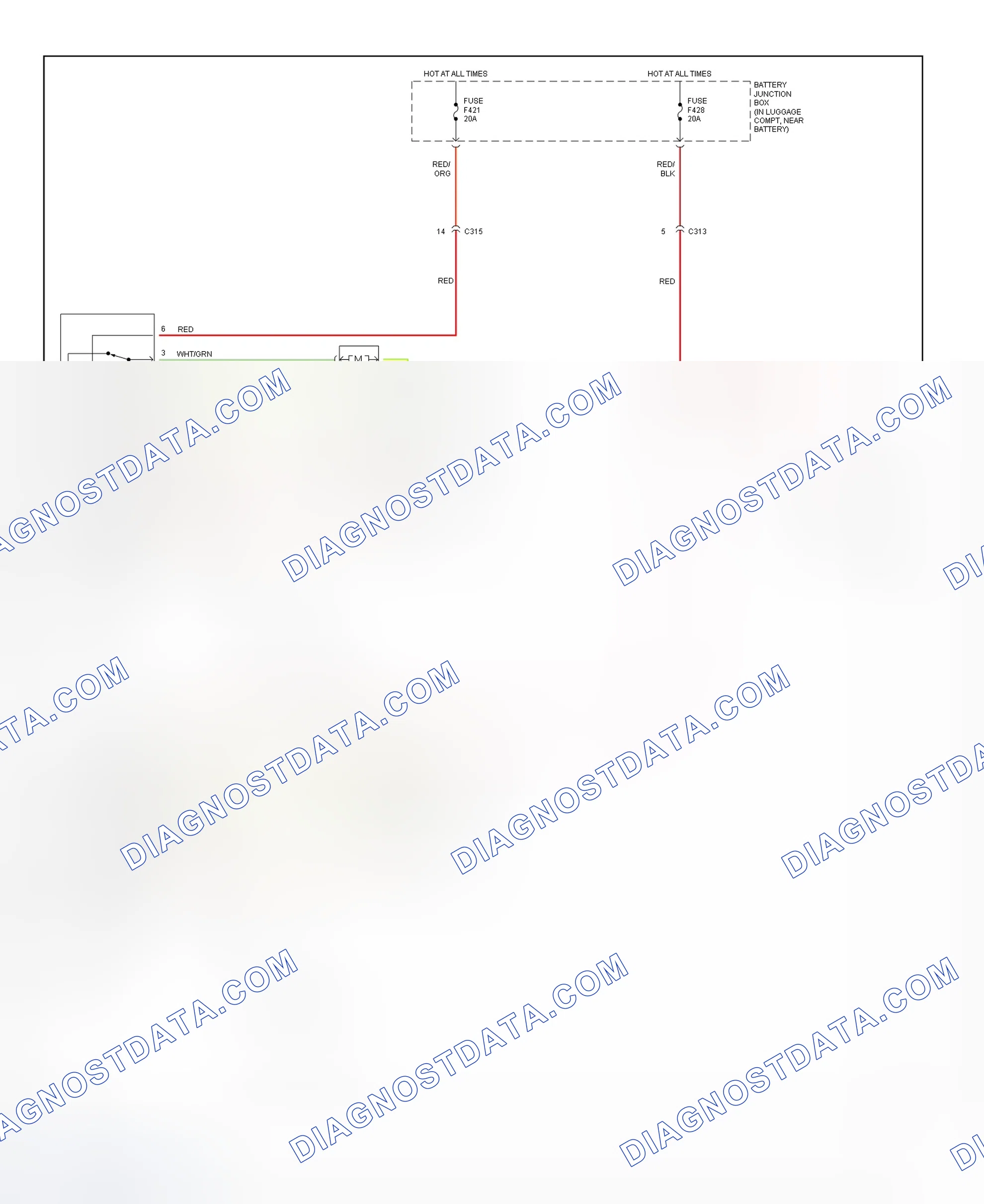 Fig. 20: Power Seats System Wiring Diagram (LS)