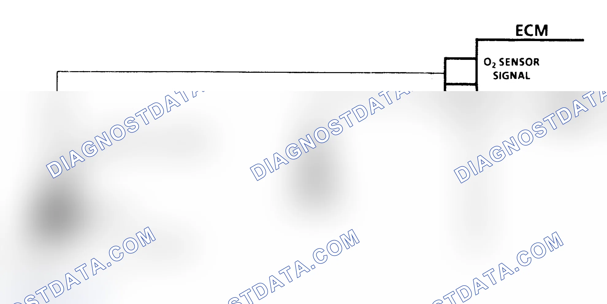 Scheme 33: Code 13 Schematic (5.7L) Open Oxygen Sensor Circuit