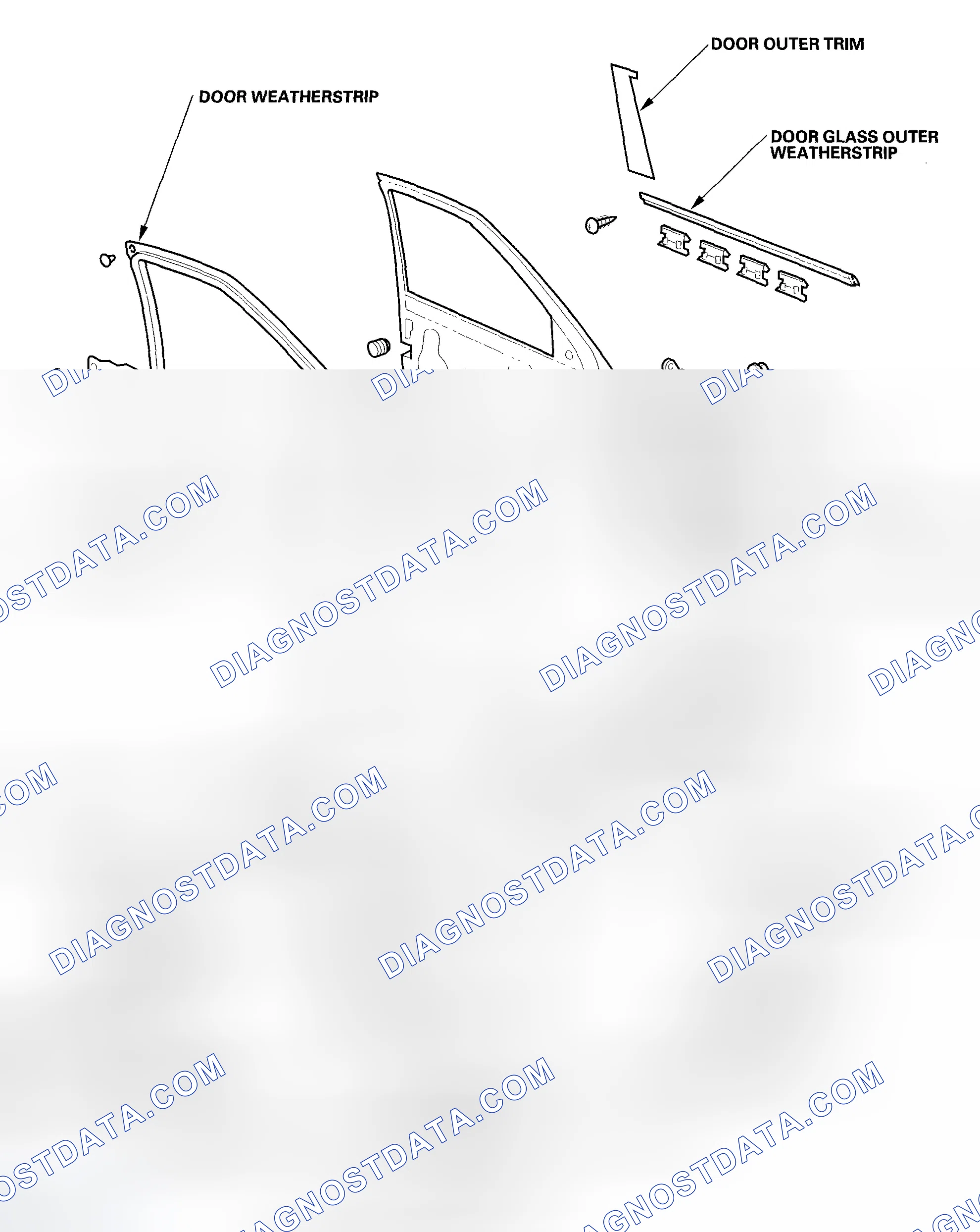 Scheme 2: Component Location Index - Front Door
