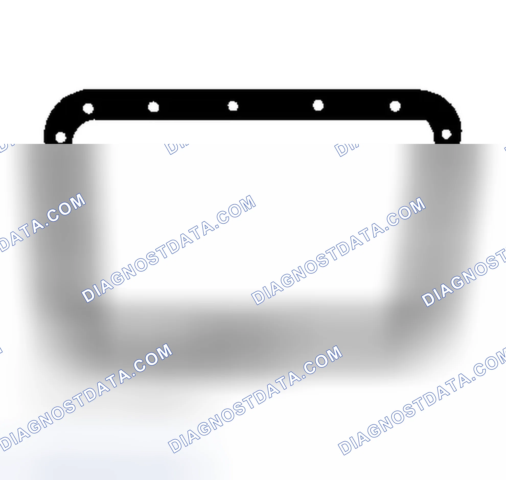 Scheme 12: Identifying Oil Pan Gasket (4R44E, 4R55E & 5R55E)
