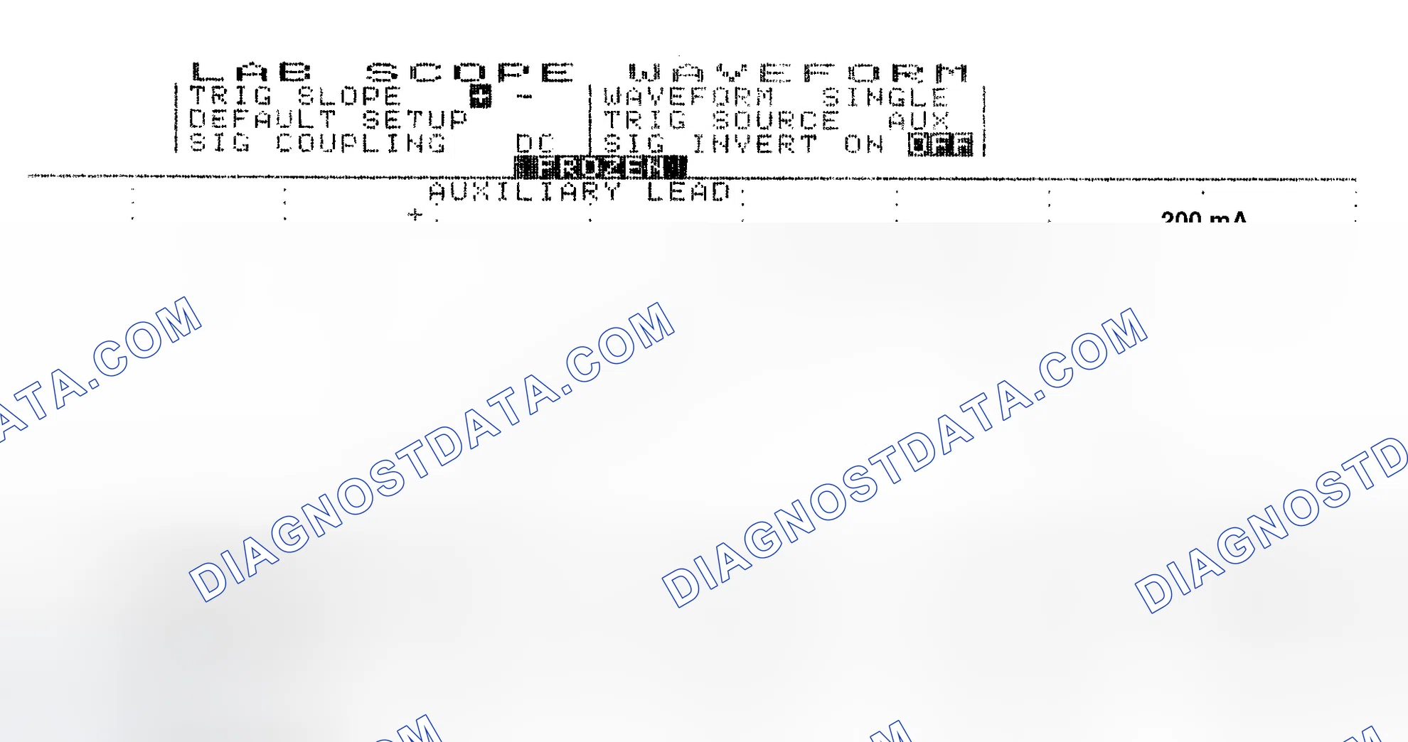 Scheme 13: Single Injector w/Normal Current Flow - Current Pattern