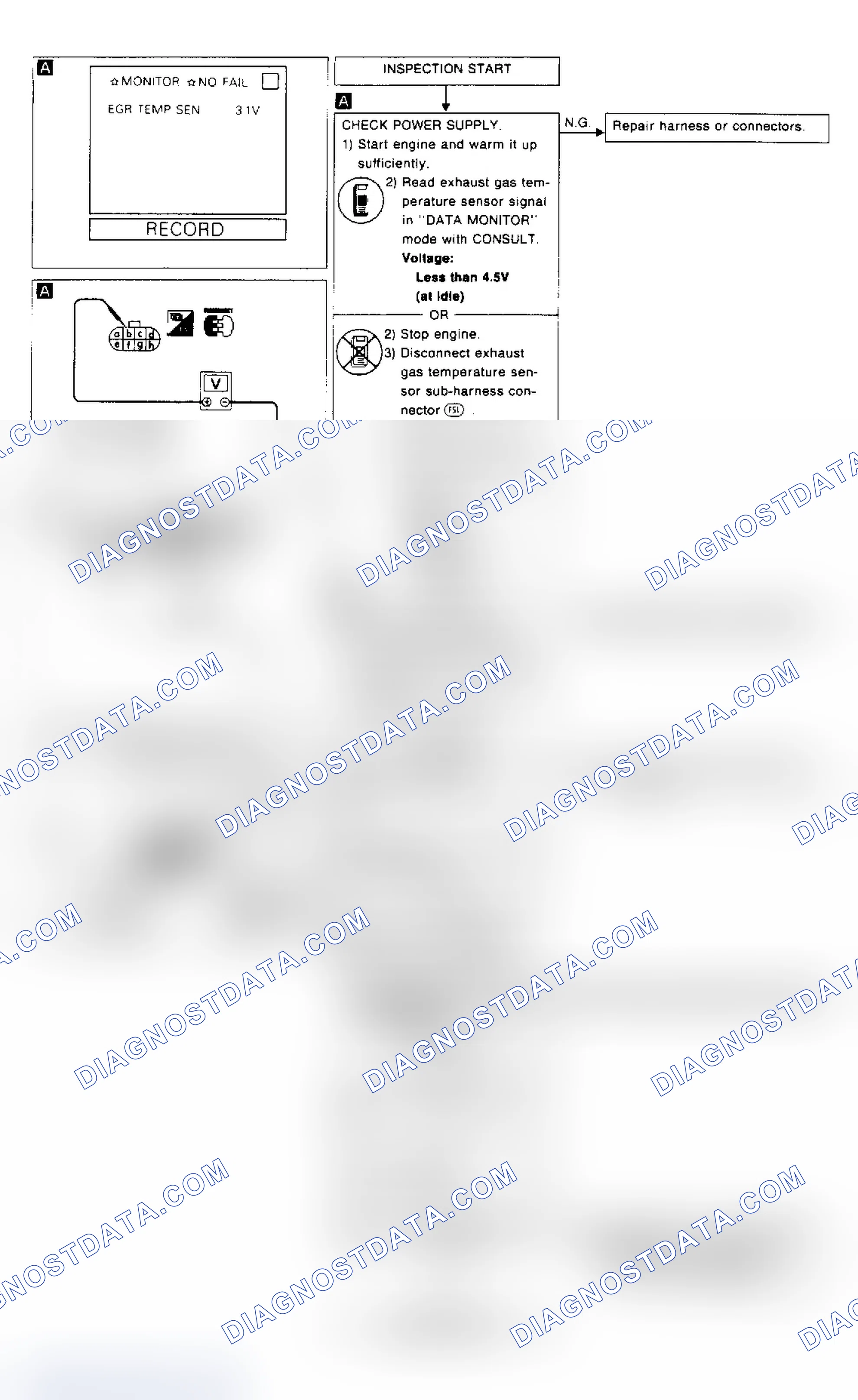 Scheme 15: CODE 35: EGR TEMP. SENSOR (CALIF.)