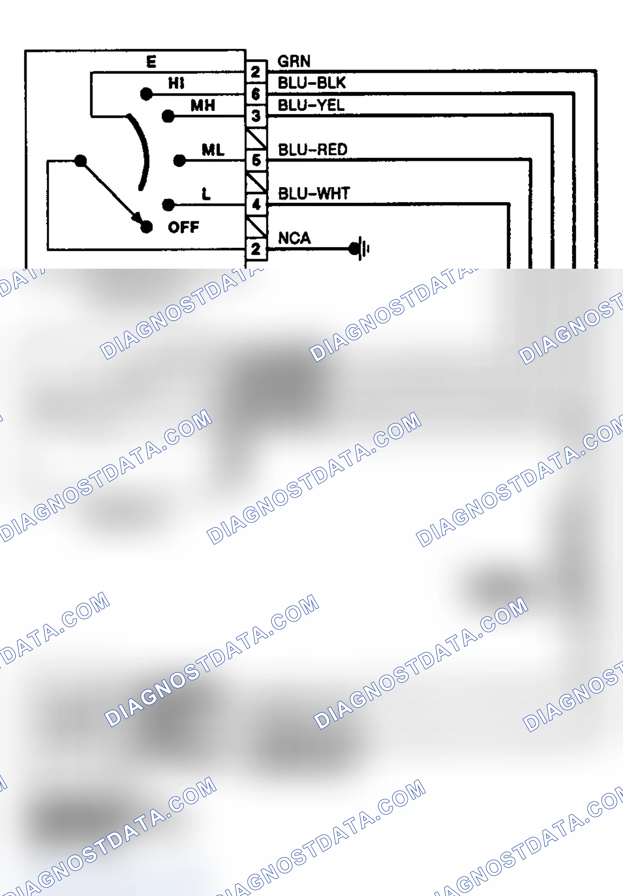 Scheme 10: Heater Wiring Diagram (Scoupe)