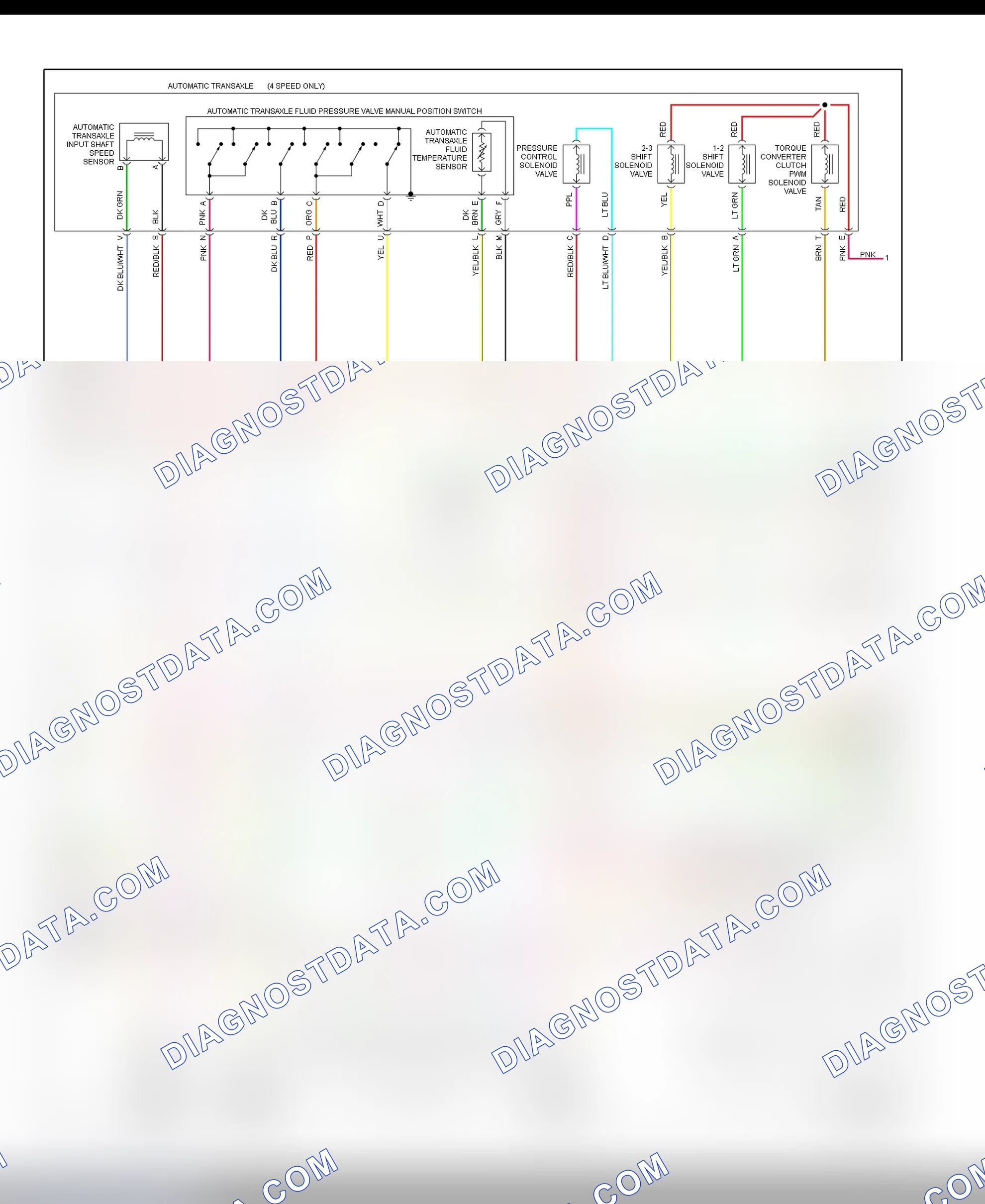 Scheme 39: PCM Wiring Diagram (Cavalier & Sunfire - 2.2L - Gasoline - 2 Of 3)