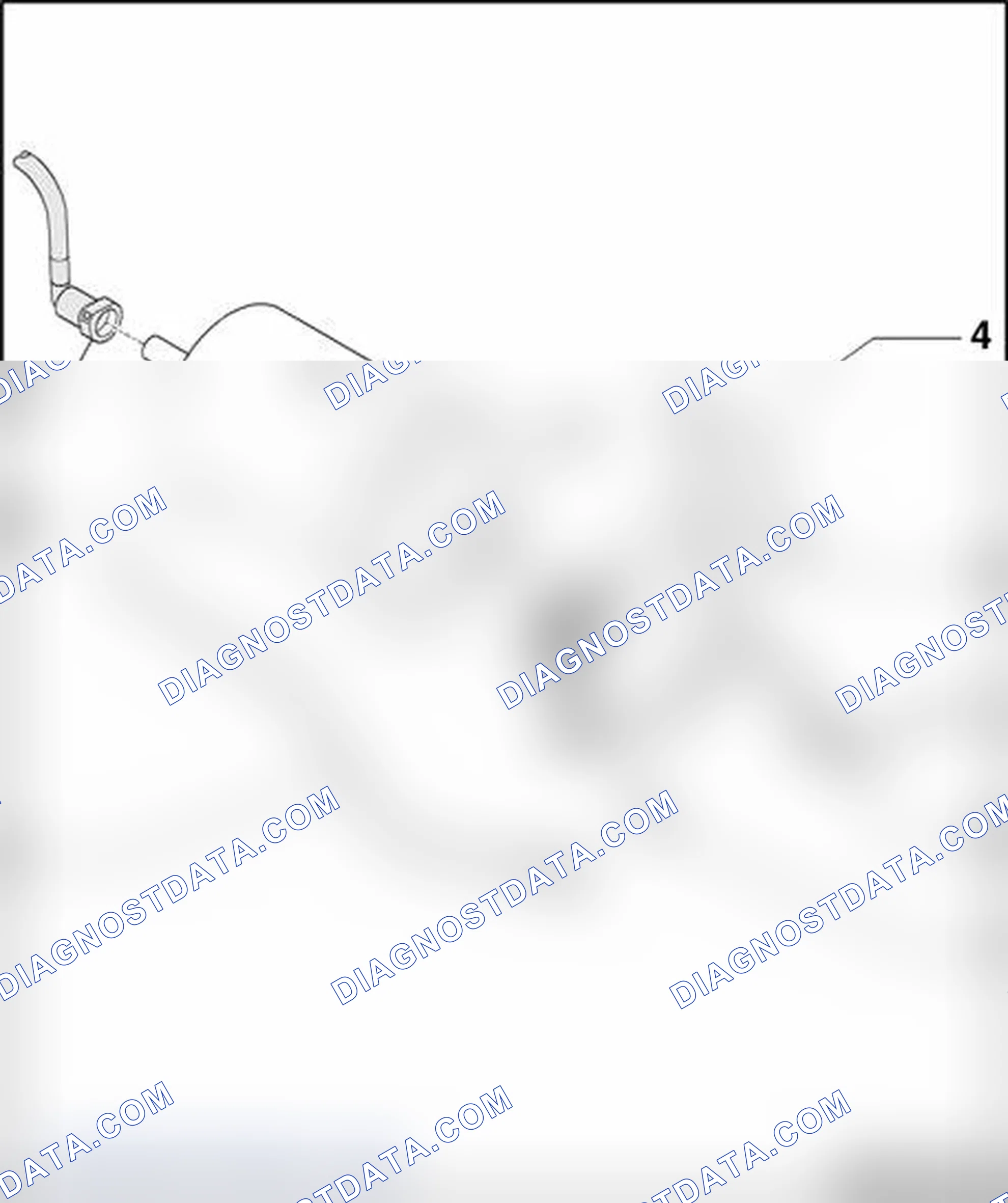 Scheme 83: Fuel filter for vehicles without auxiliary heater, assembly overview