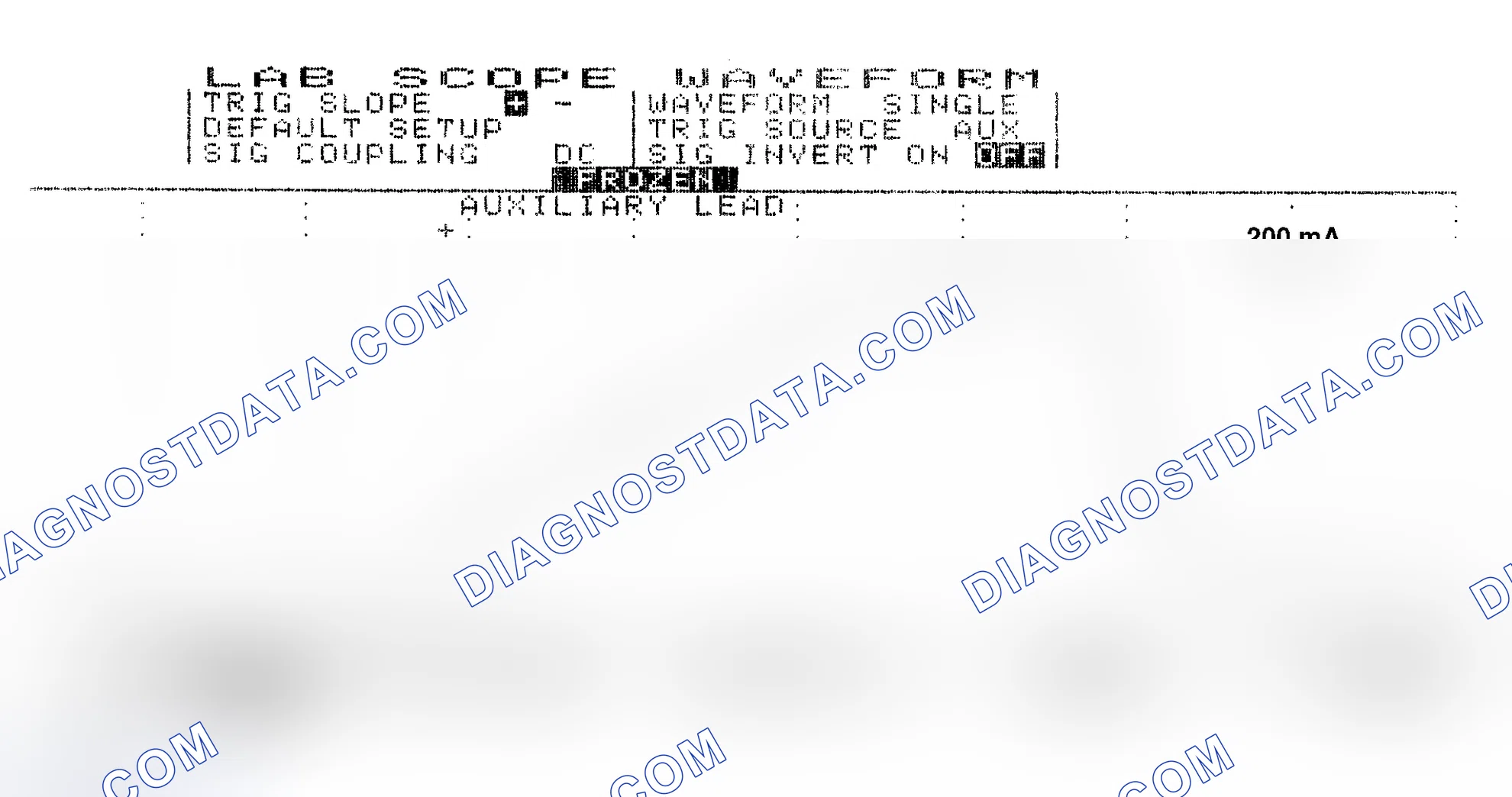 Scheme 13: Single Injector w/Normal Current Flow - Current Pattern