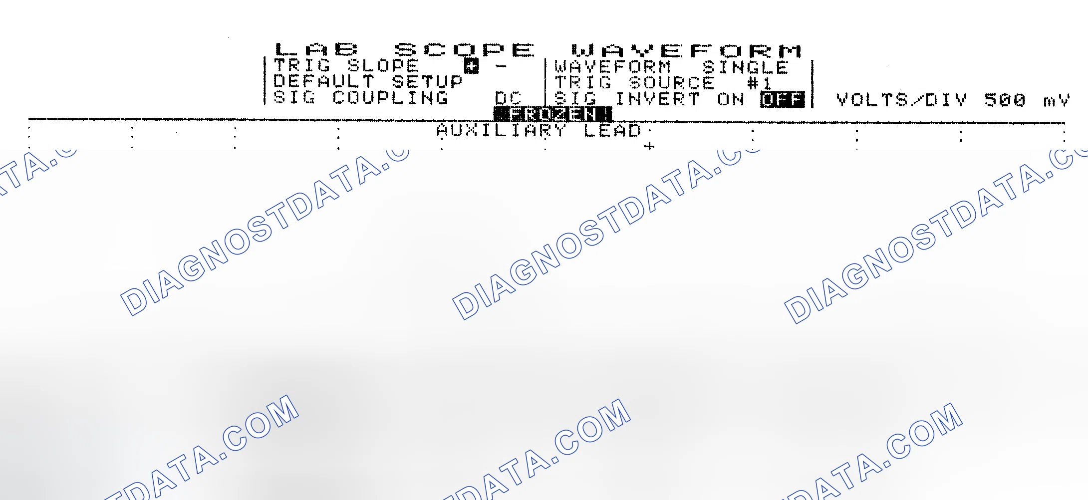 Scheme 10: Single Injector w/Excessive Current Flow - Current Pattern