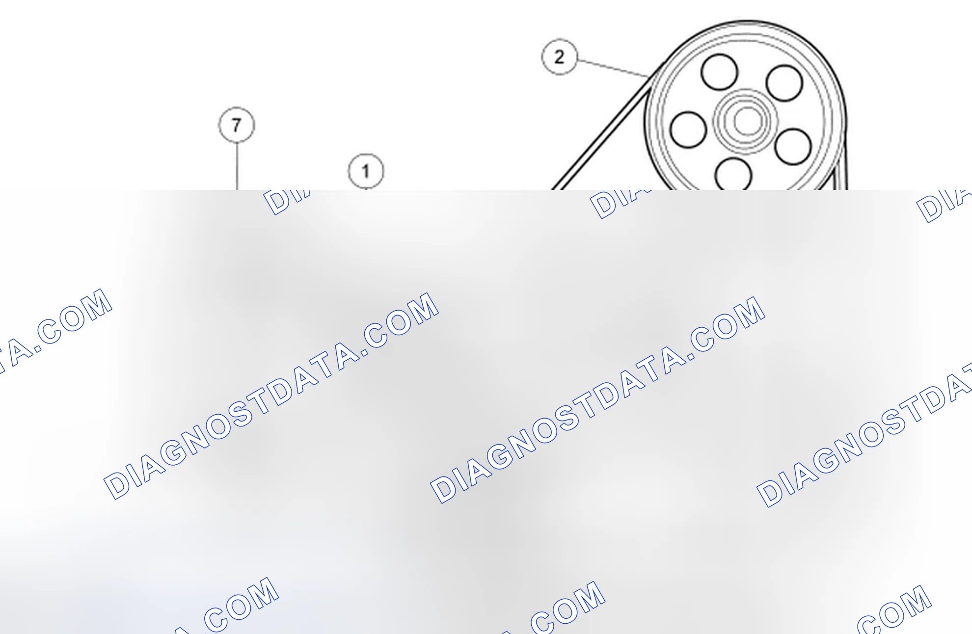 Scheme 1: Accessory Drive Belt Routing