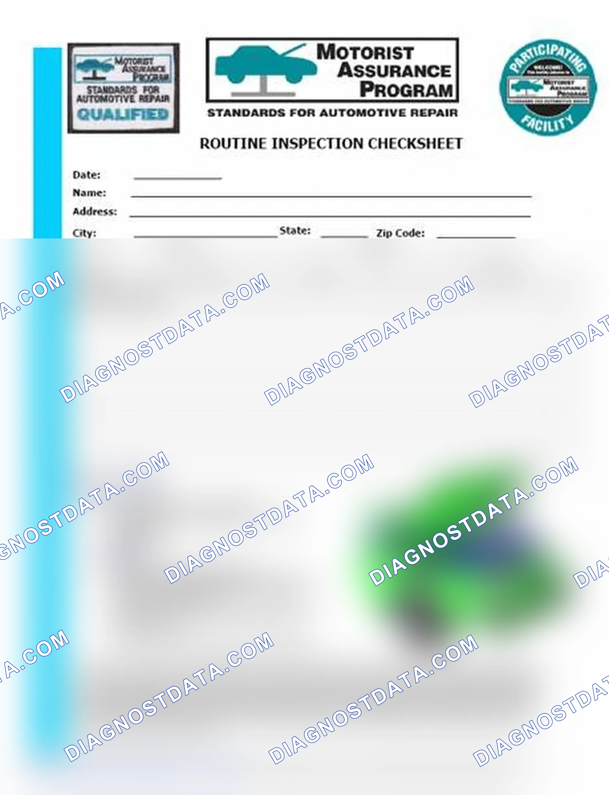Scheme 26: Routine Inspection Checksheet (1 Of 2)