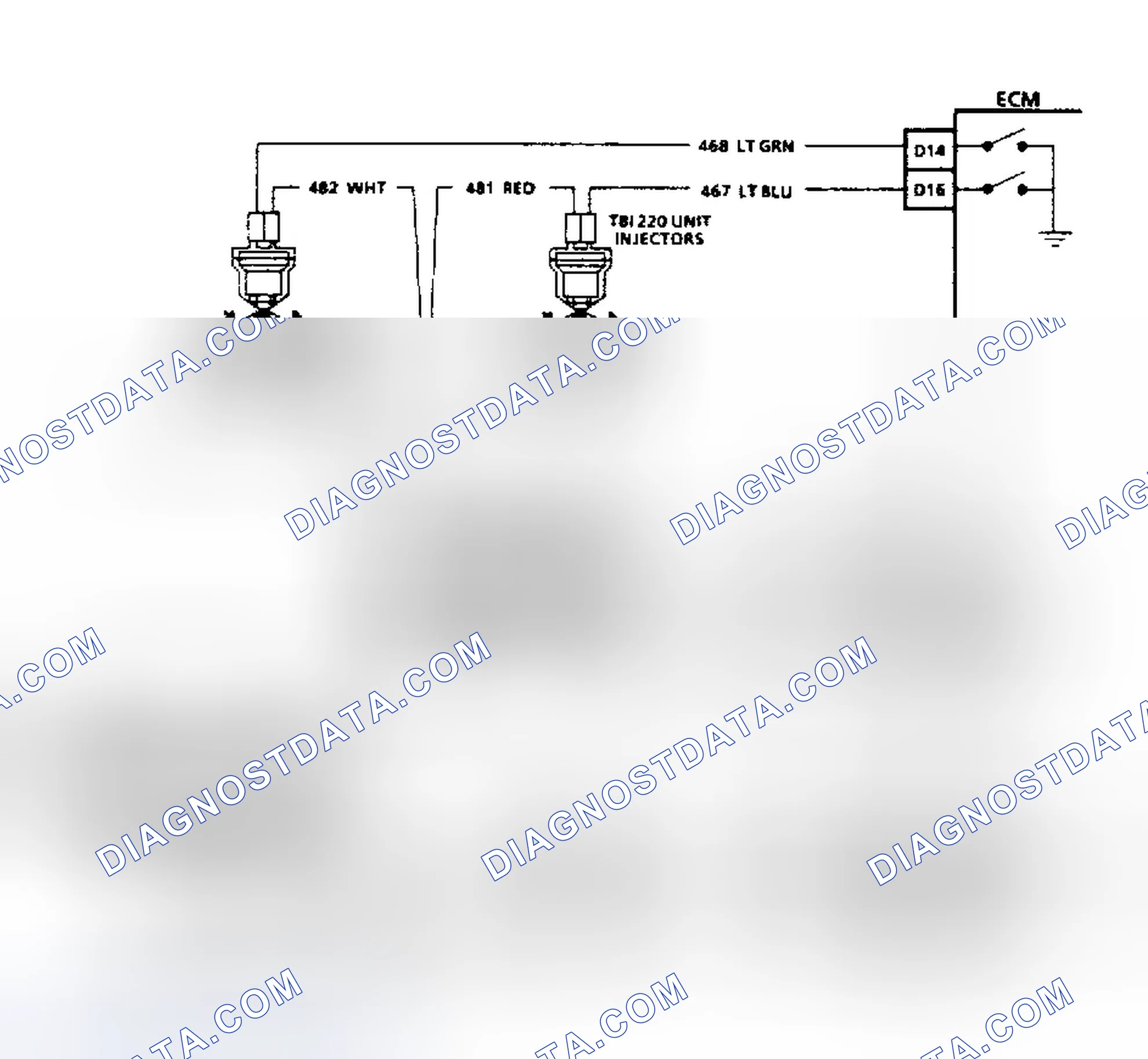 Scheme 9: HEI Ignition & Injector Circuits (2.8L, 4.3L TBI, 5.0L, 5.7L & 7.4L Without 4L80-E Transmission)