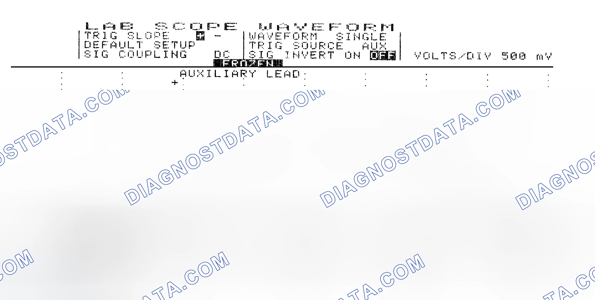Scheme 14: Single Injector w/Excessive Current Flow - Current Pattern