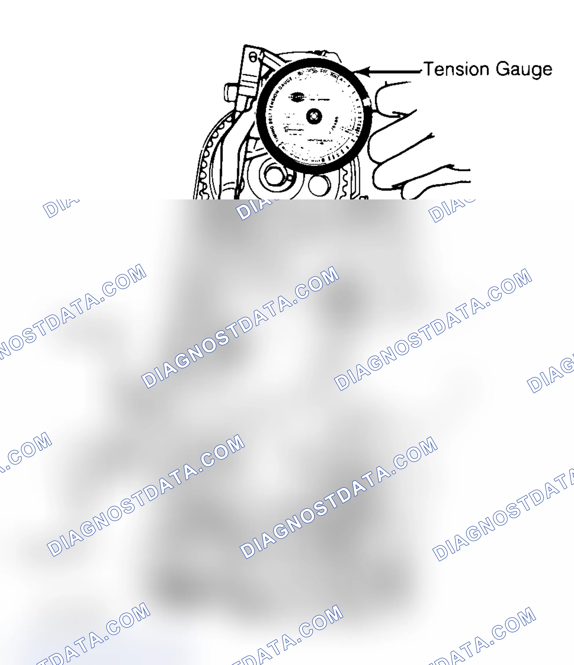 Scheme 28: Adjusting Typical Timing Belt Tension