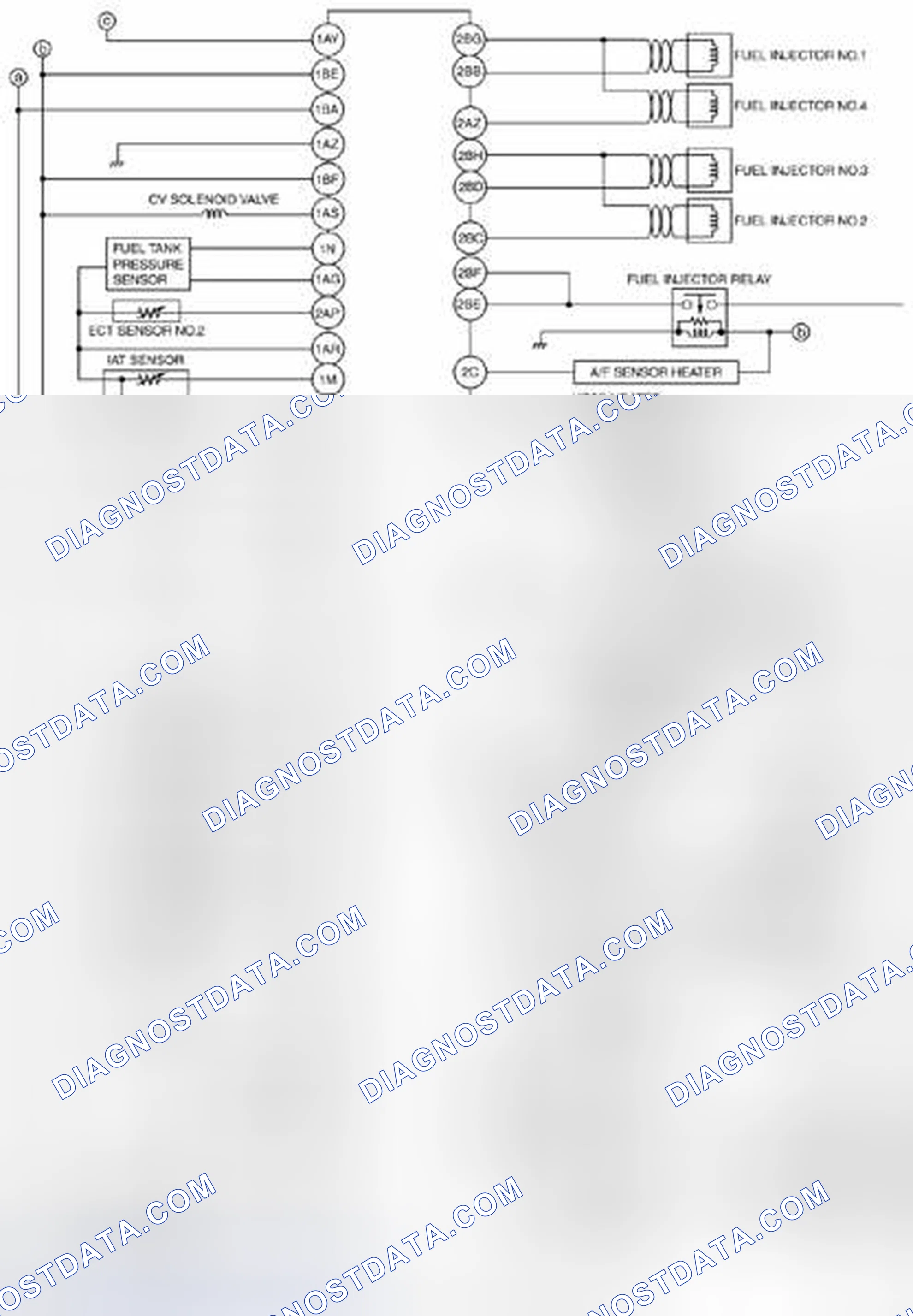 Scheme 151: Engine Control System Symptom Troubleshooting Wiring Diagram [MZR 2.3 DISI Turbo] (1 Of 2)