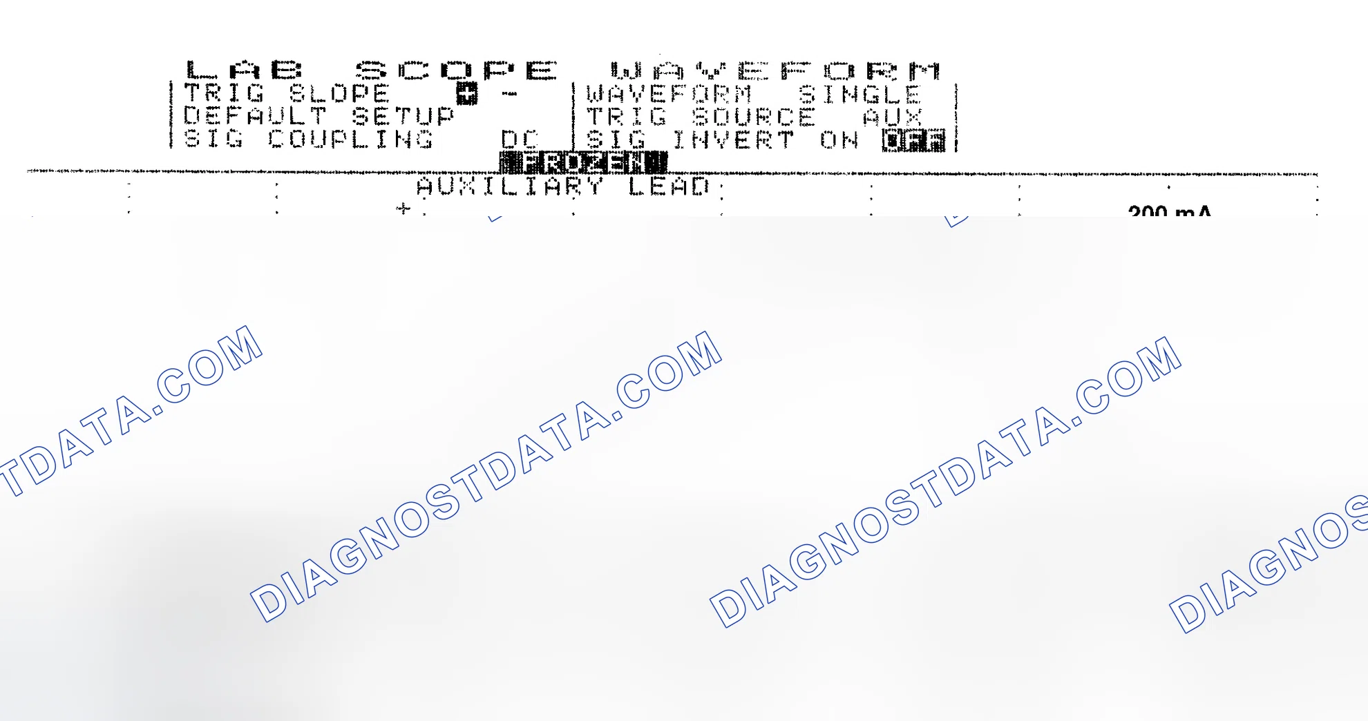Scheme 13: Single Injector w/Normal Current Flow - Current Pattern