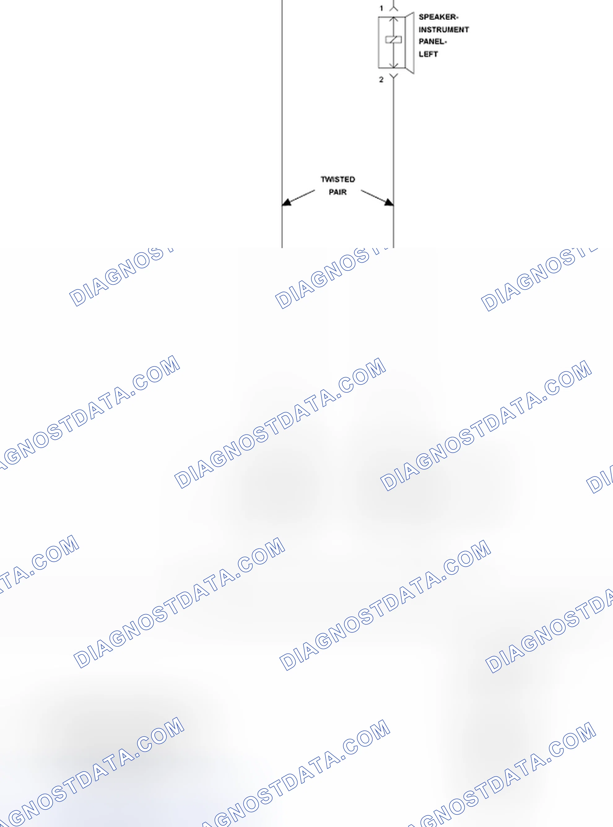 Scheme 20: B1461-CHANNEL 1 AUDIO SPEAKER OUTPUT CIRCUIT LOW