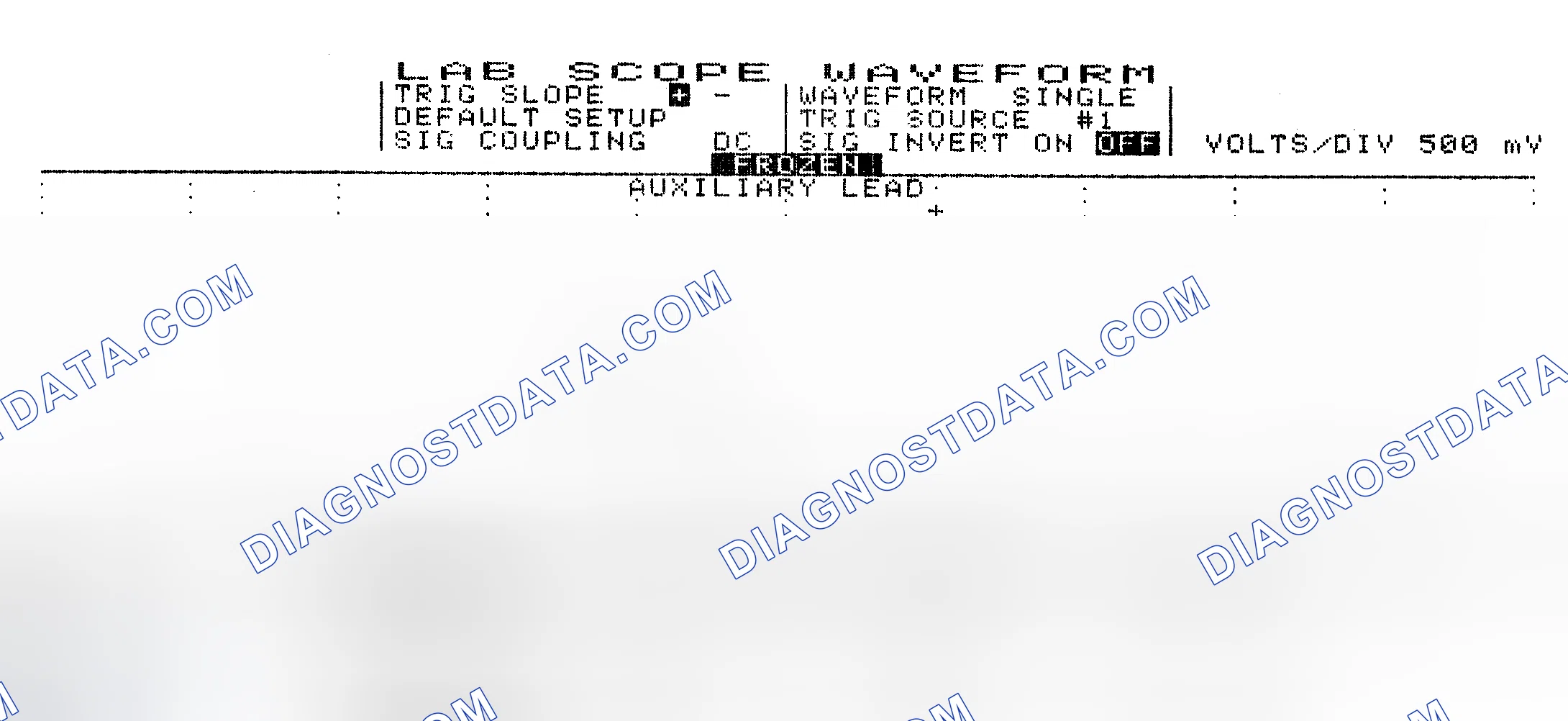 Scheme 10: Single Injector w/Excessive Current Flow - Current Pattern