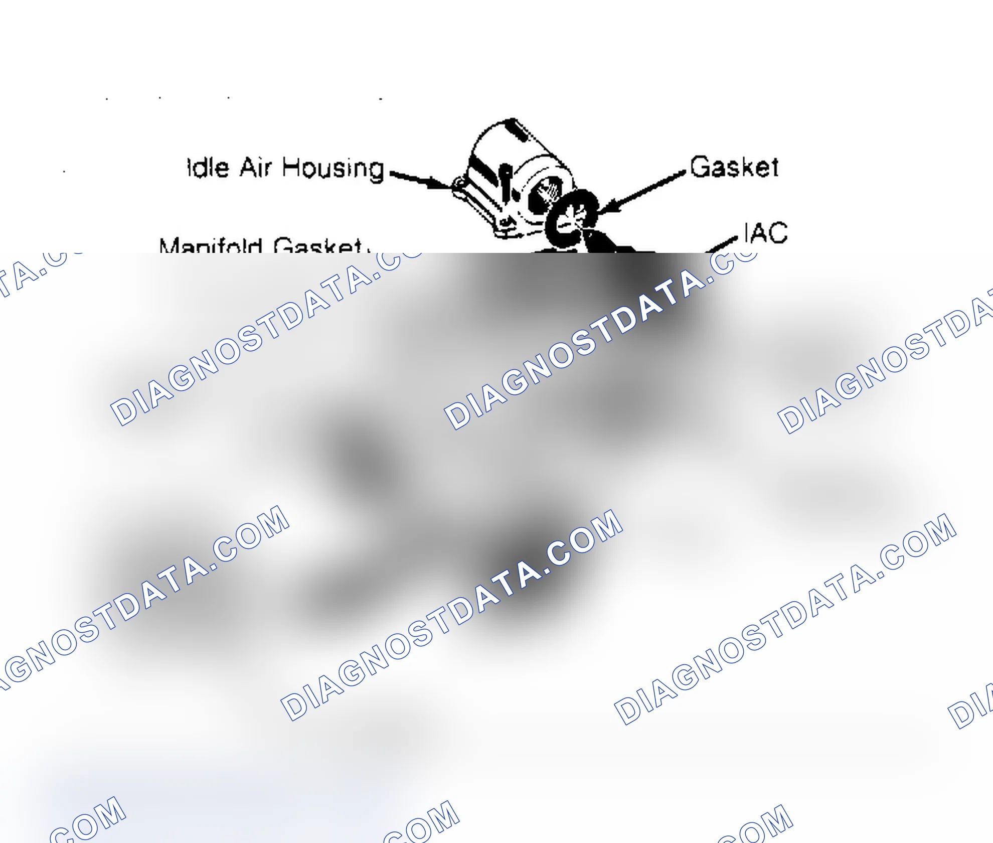 Scheme 6: Exploded View of Typical Throttle Body All models have similar parts in different configurations. Courtesy of General Motors Corp.
