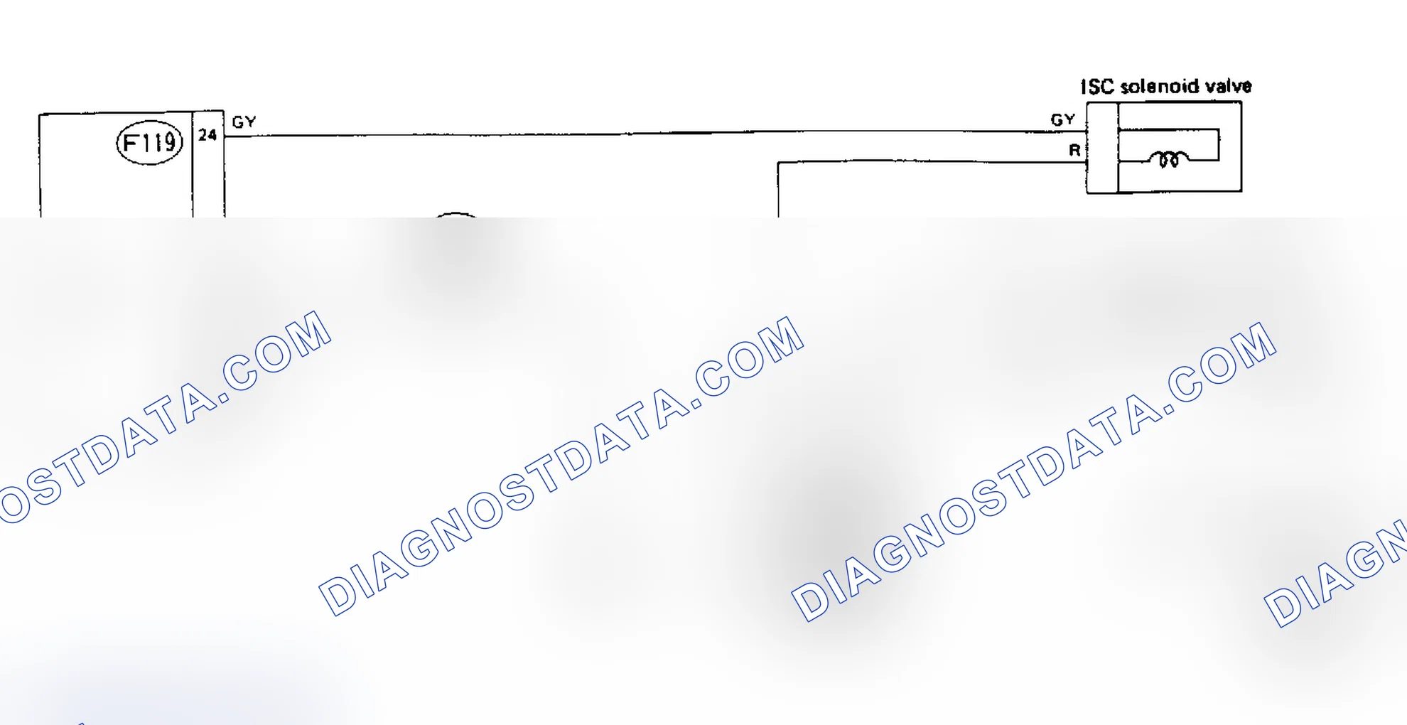 Scheme 99: Schematic - Code 24, ISC Solenoid Valve