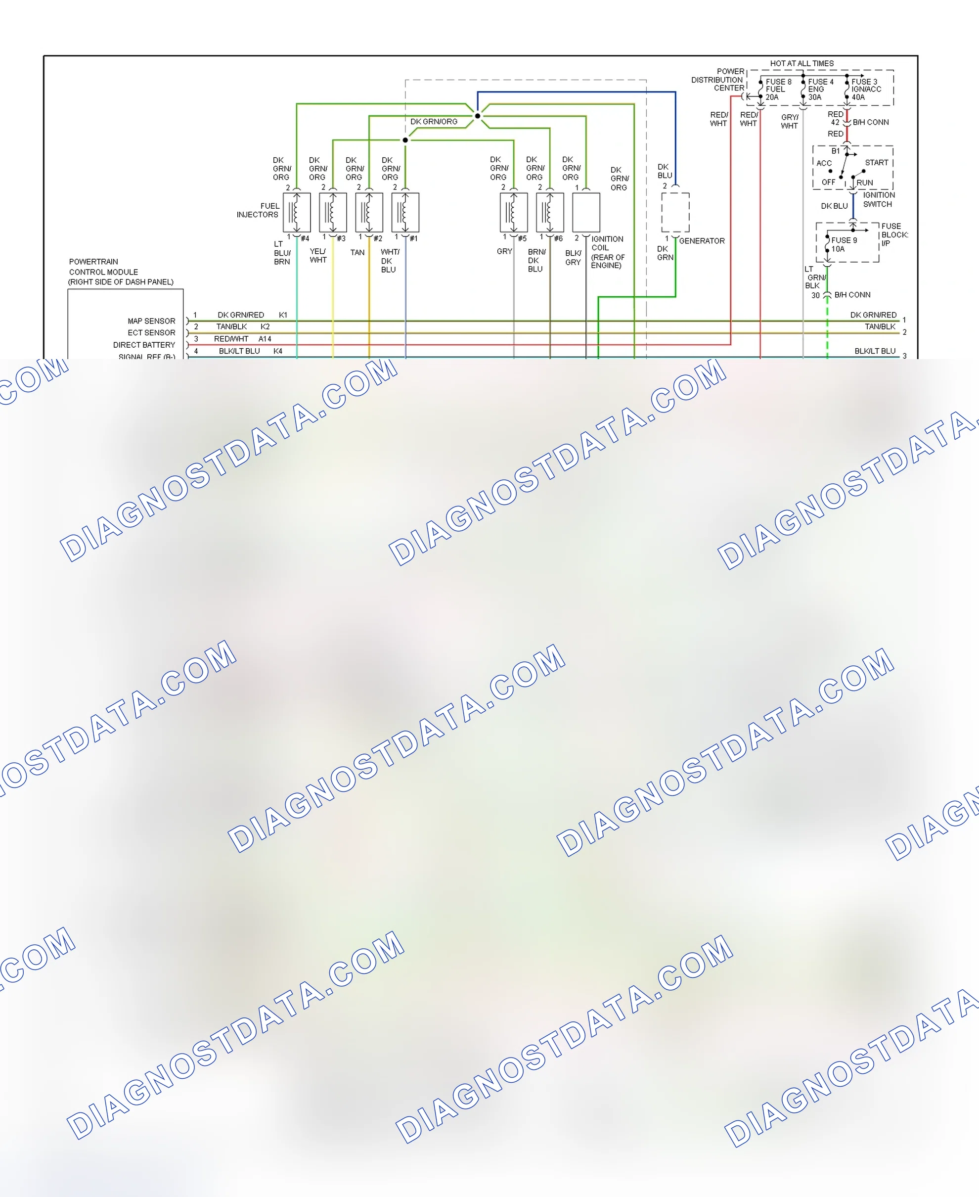 Scheme 137: Wiring Diagram (Ram Pickup - 3.9L - 1 Of 2)