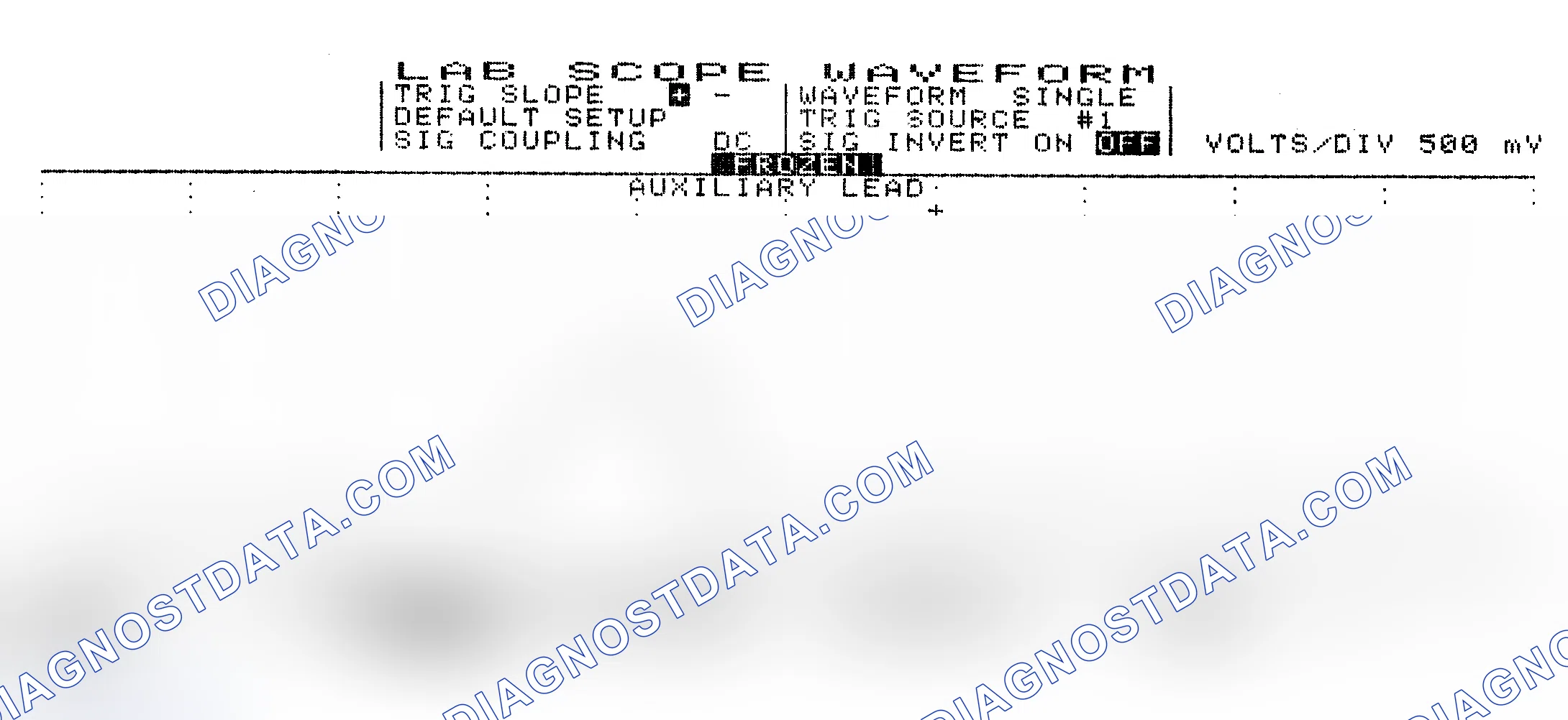 Scheme 10: Single Injector w/Excessive Current Flow - Current Pattern