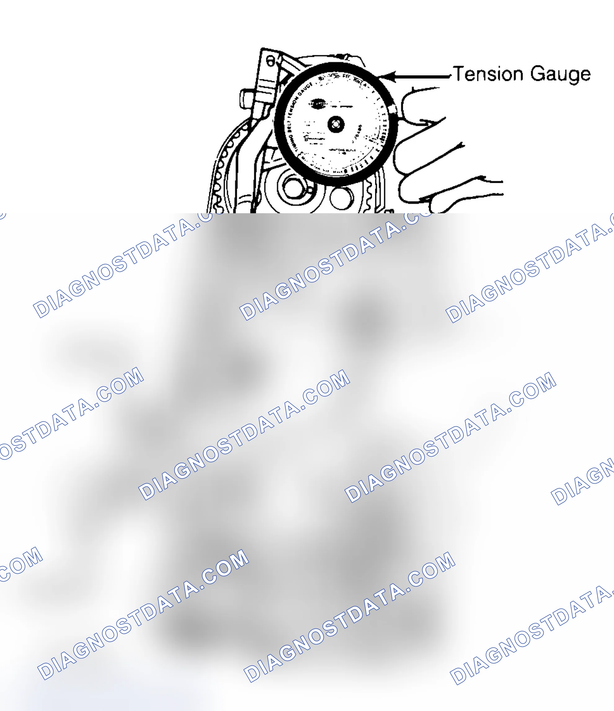 Scheme 28: Adjusting Typical Timing Belt Tension