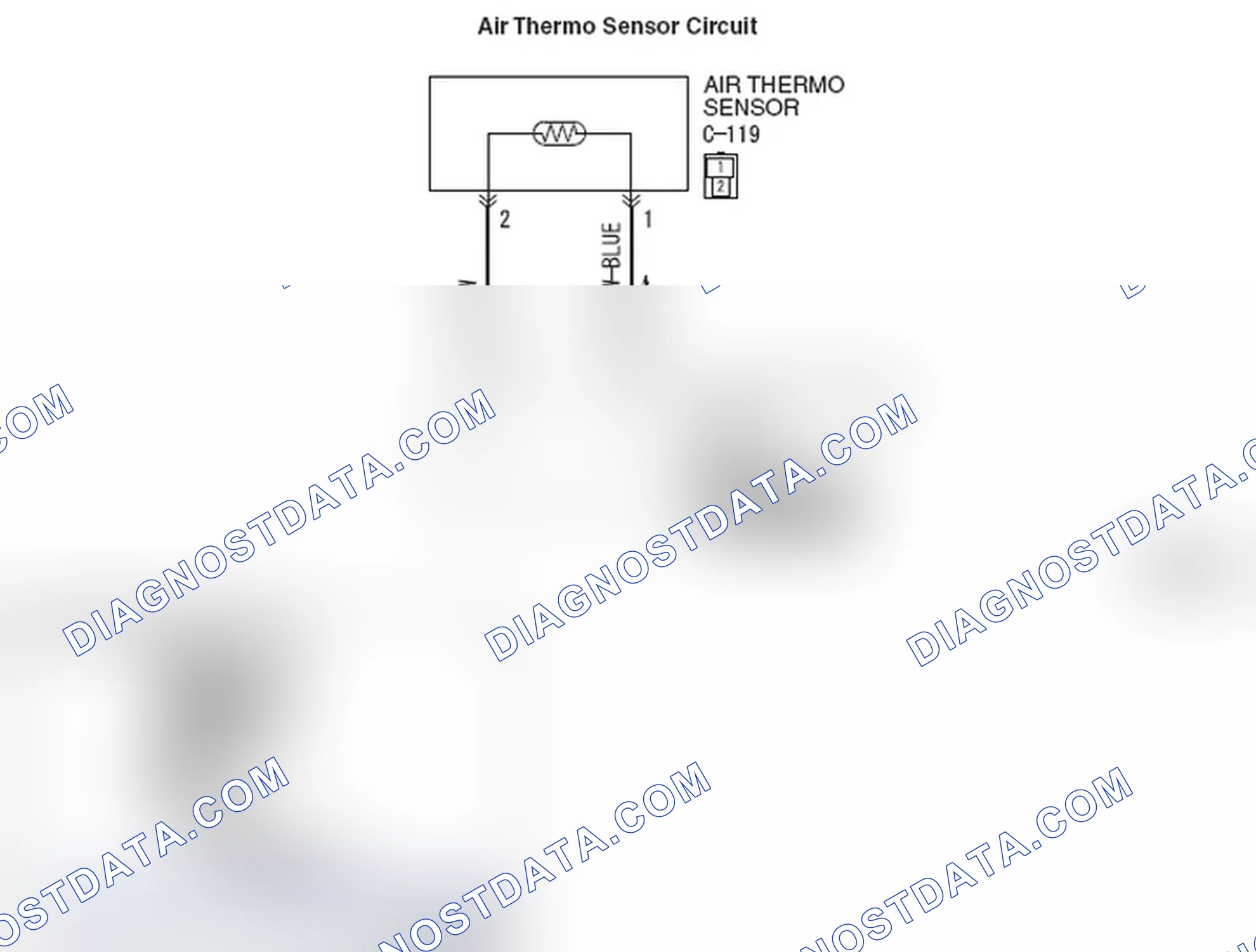 Scheme 10: DTC B1031, B1032: Air Thermo Sensor System < Vehicles without A/C >
