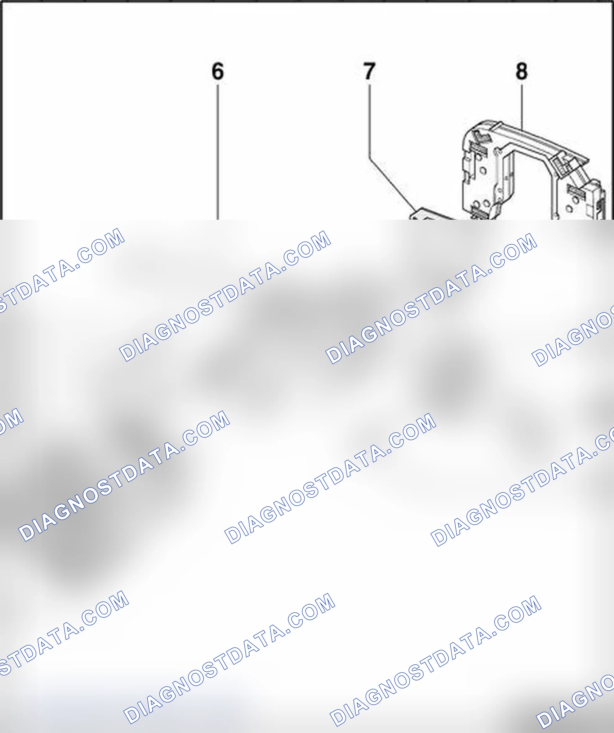 Scheme 280: Steering column switch module, assembly