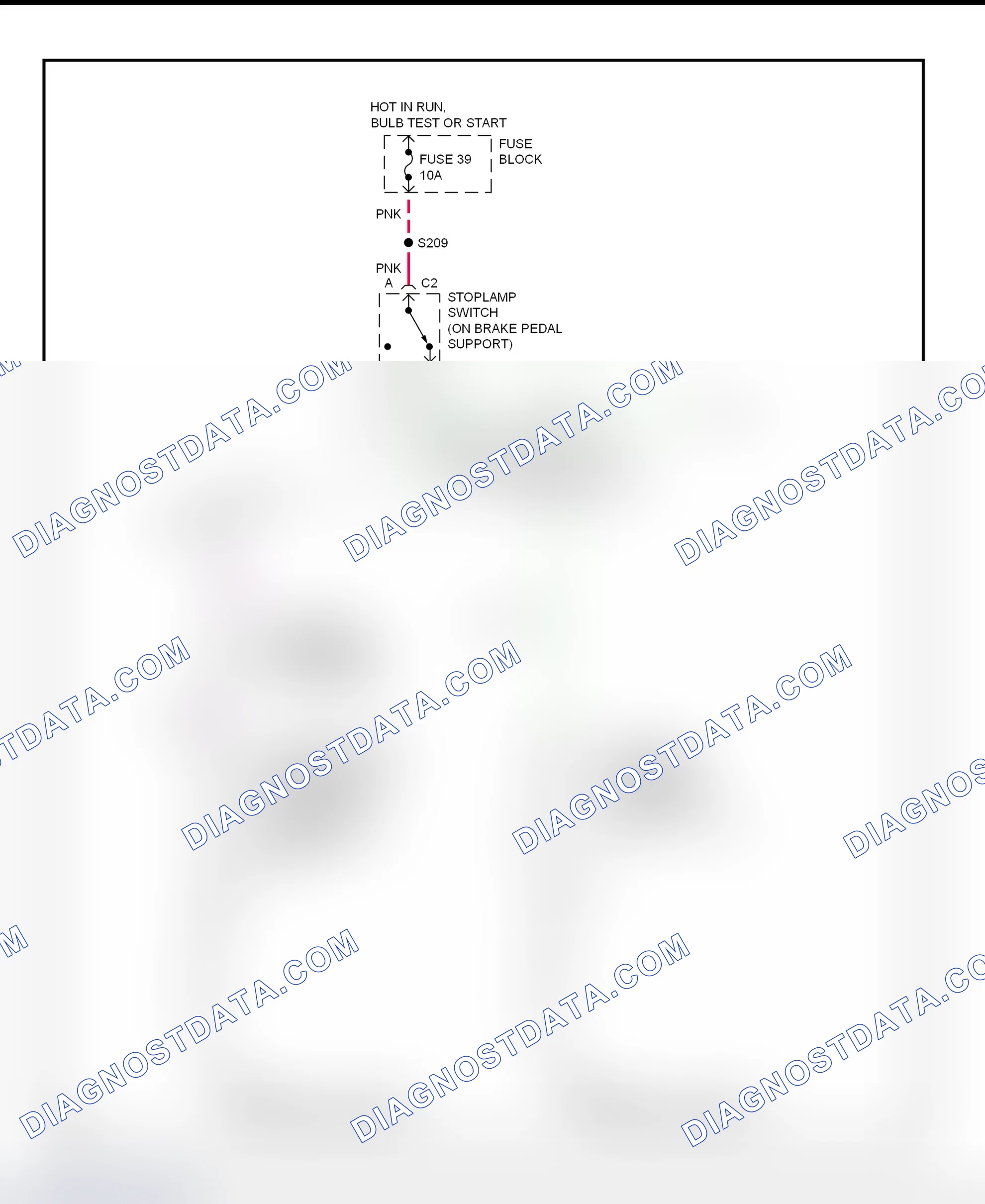 Fig. 36: Shift Interlock System Wiring Diagram (1999 Lumina & Monte Carlo)