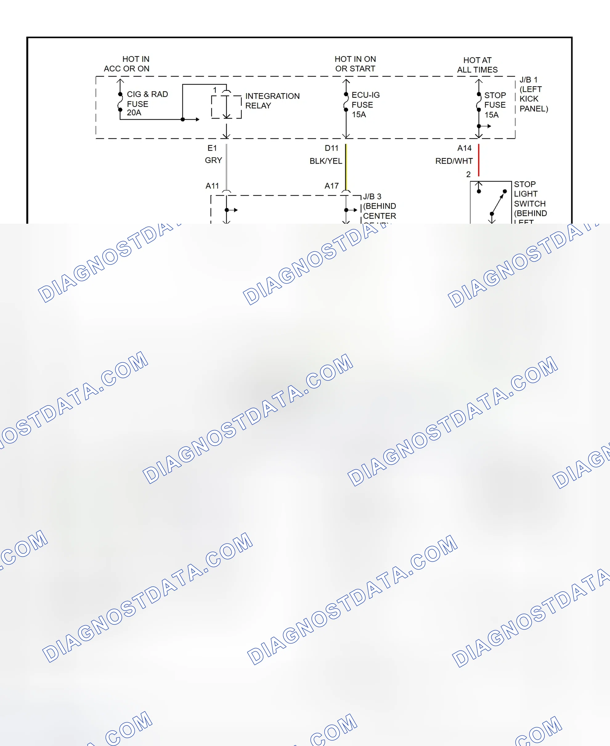 Scheme 13: Shift Interlock System Wiring Diagram (1995-96 Corolla)
