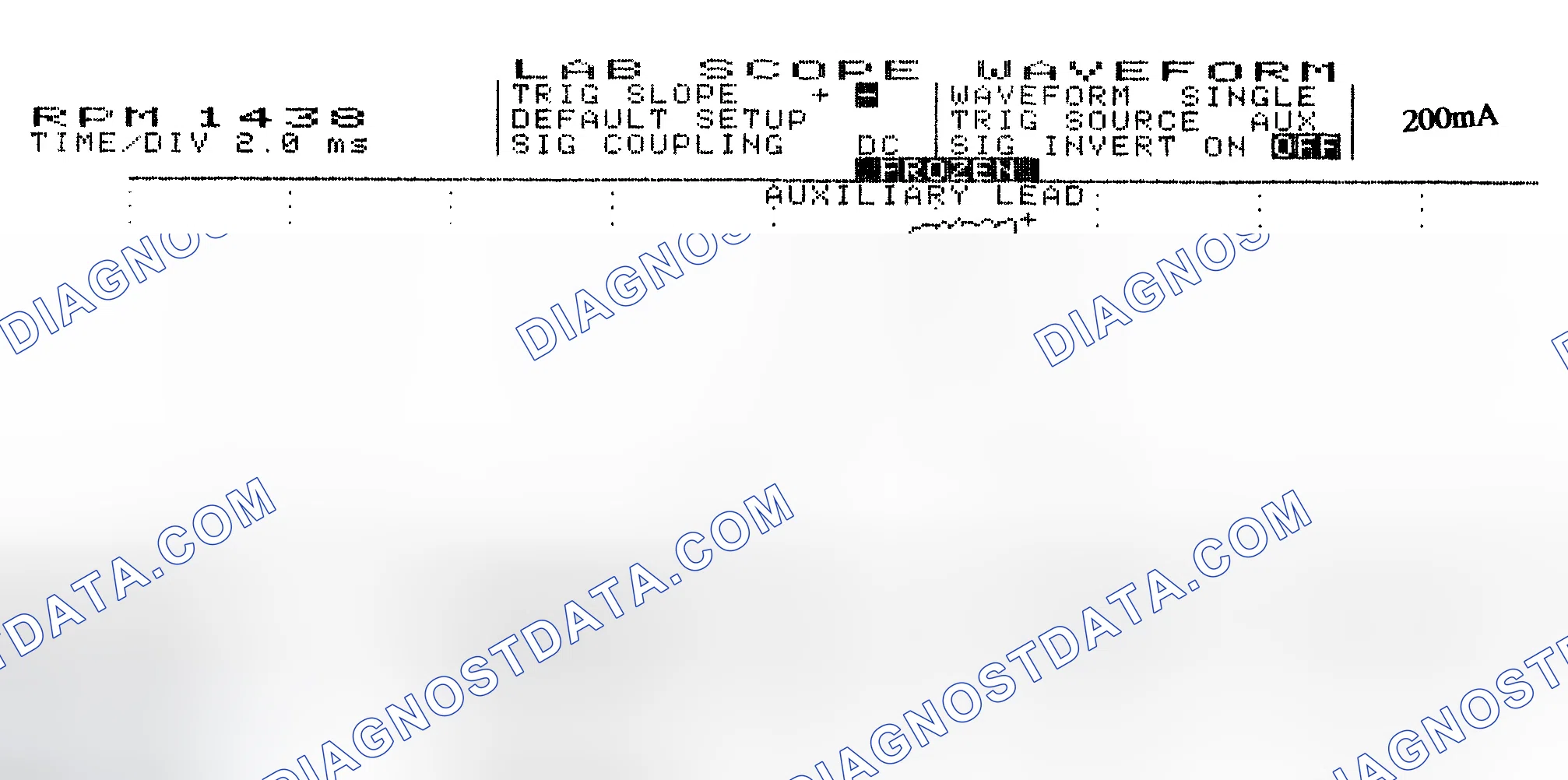 Scheme 15: Single Injector w/Normal Current Flow - Current Pattern