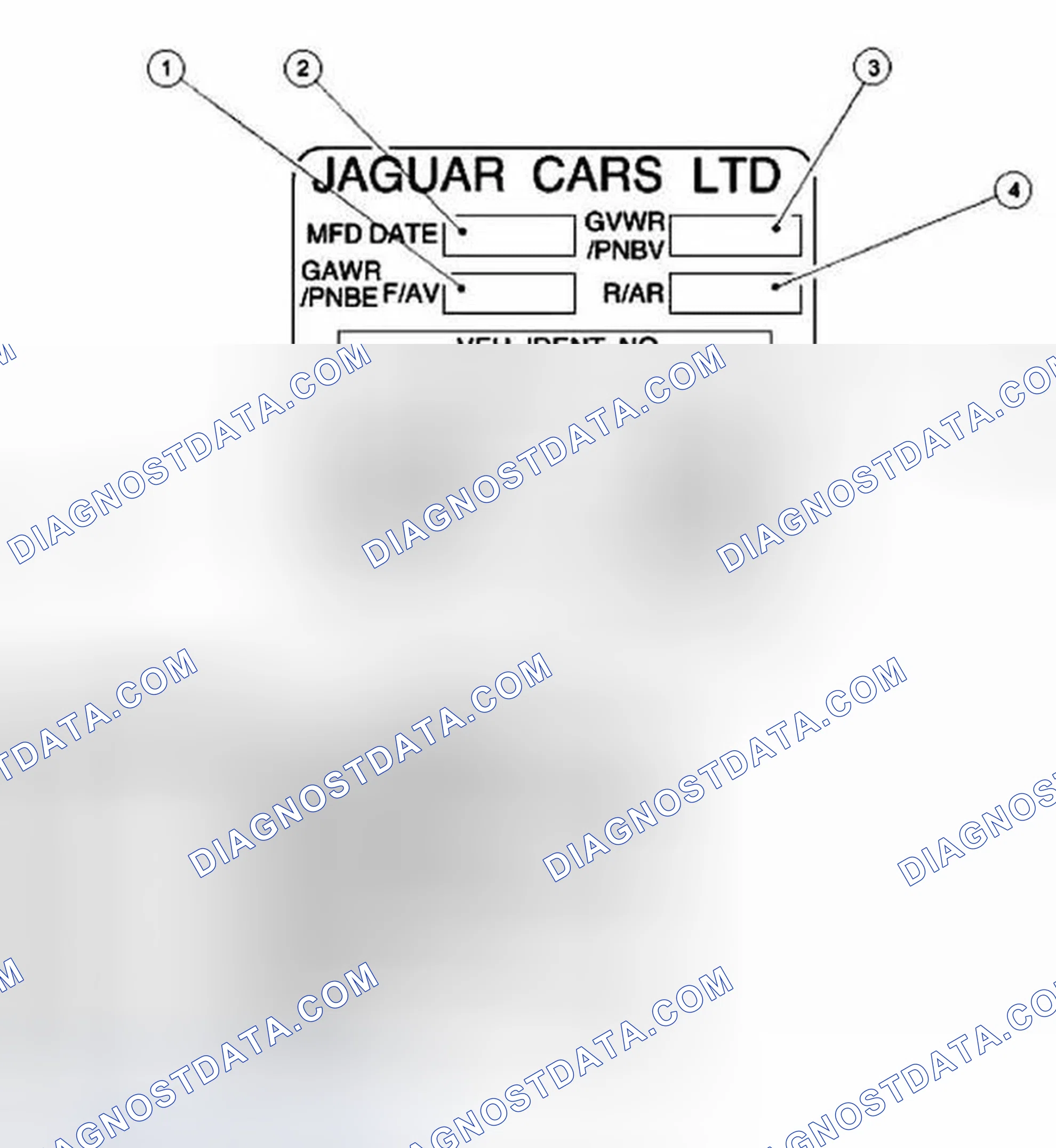 Scheme 11: Vehicle Identification Label (Canada)