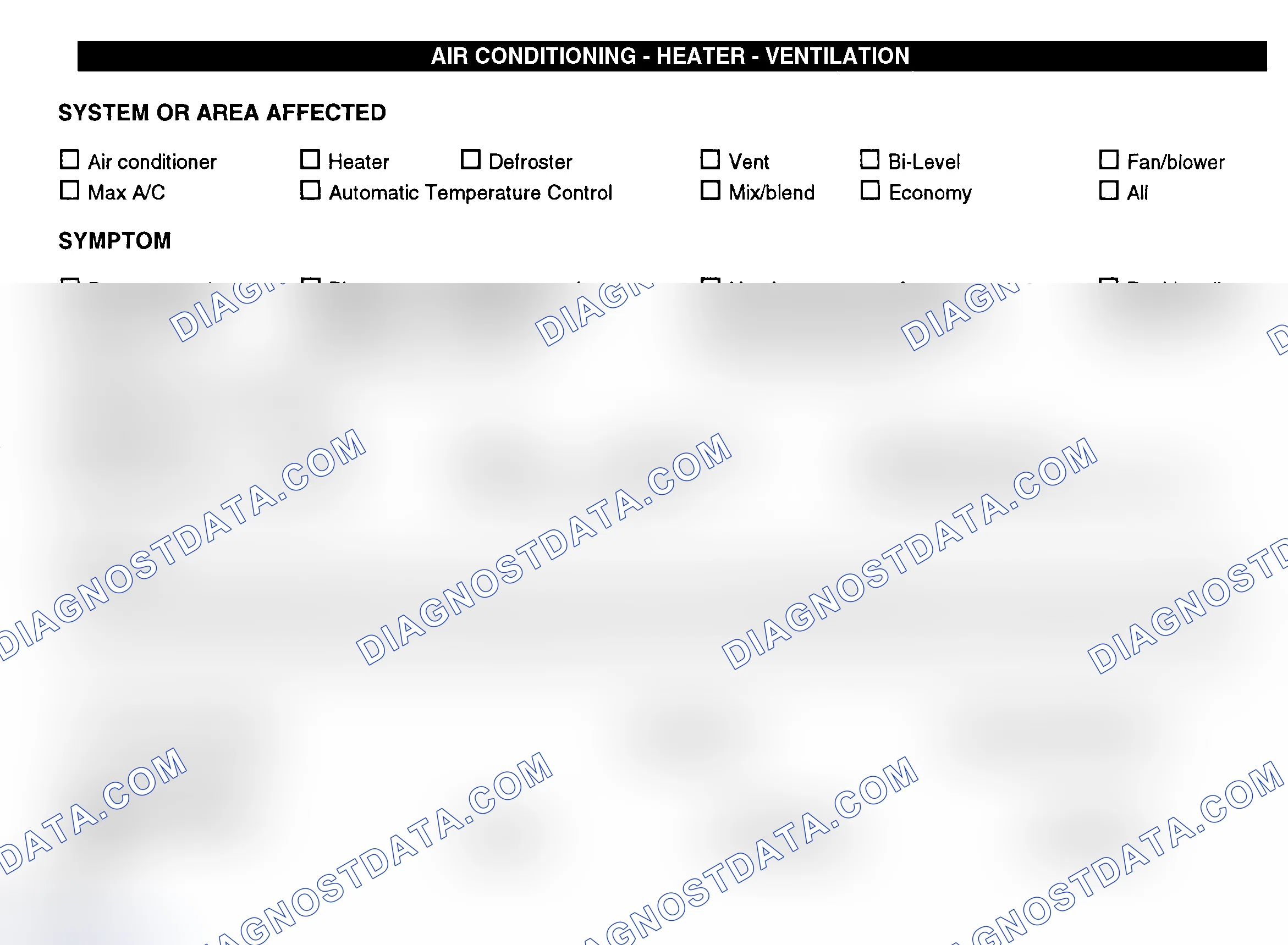 Scheme 8: Air Conditioning, Heater & Ventilation