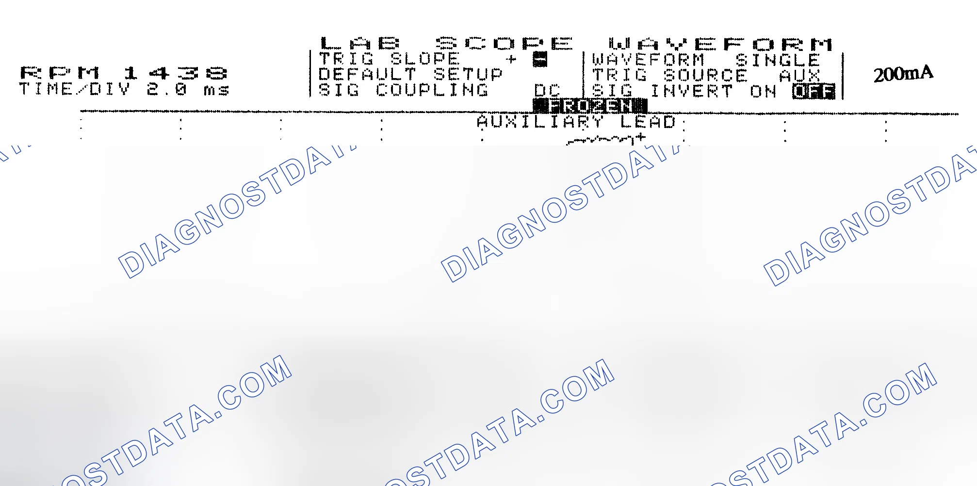 Scheme 15: Single Injector w/Normal Current Flow - Current Pattern