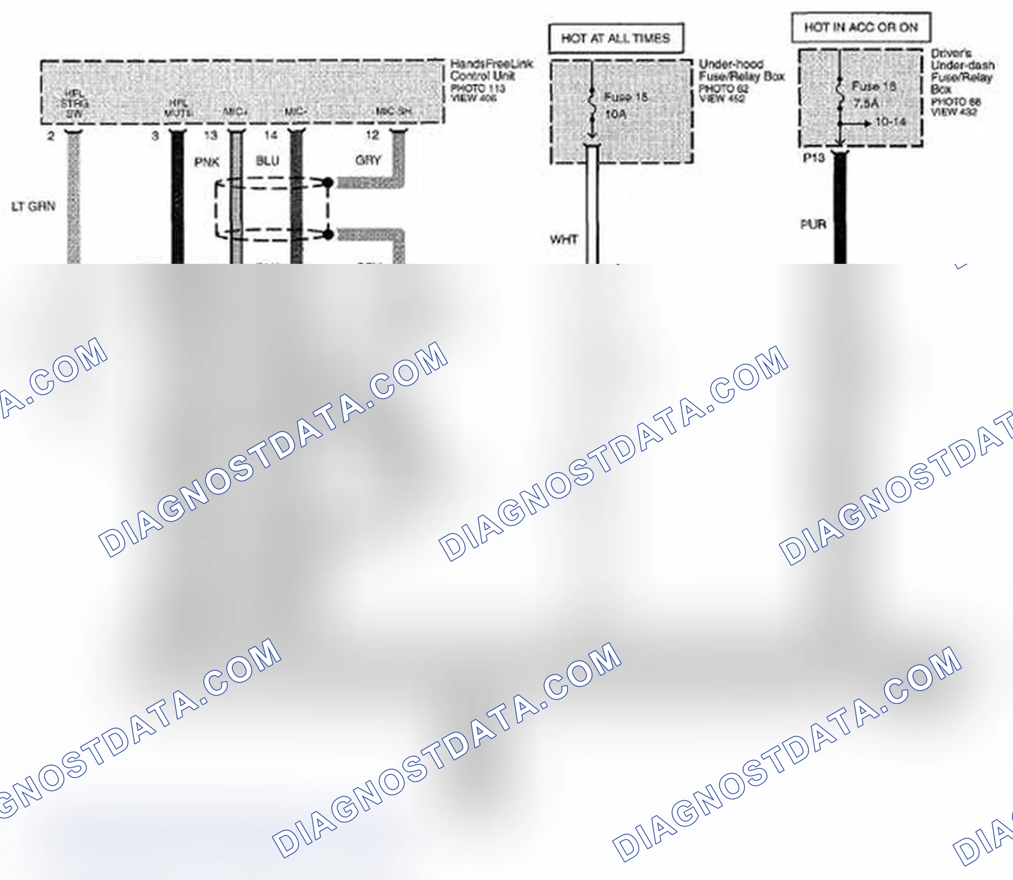 Scheme 358: Navigation System Circuit Diagram (Page 156-6)